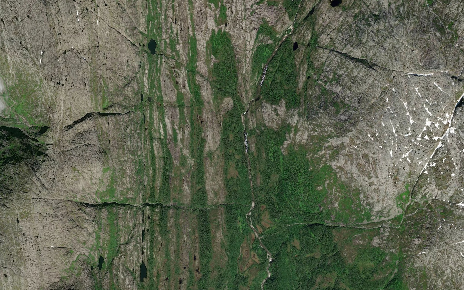 Satellite map of the Bjonnbekken