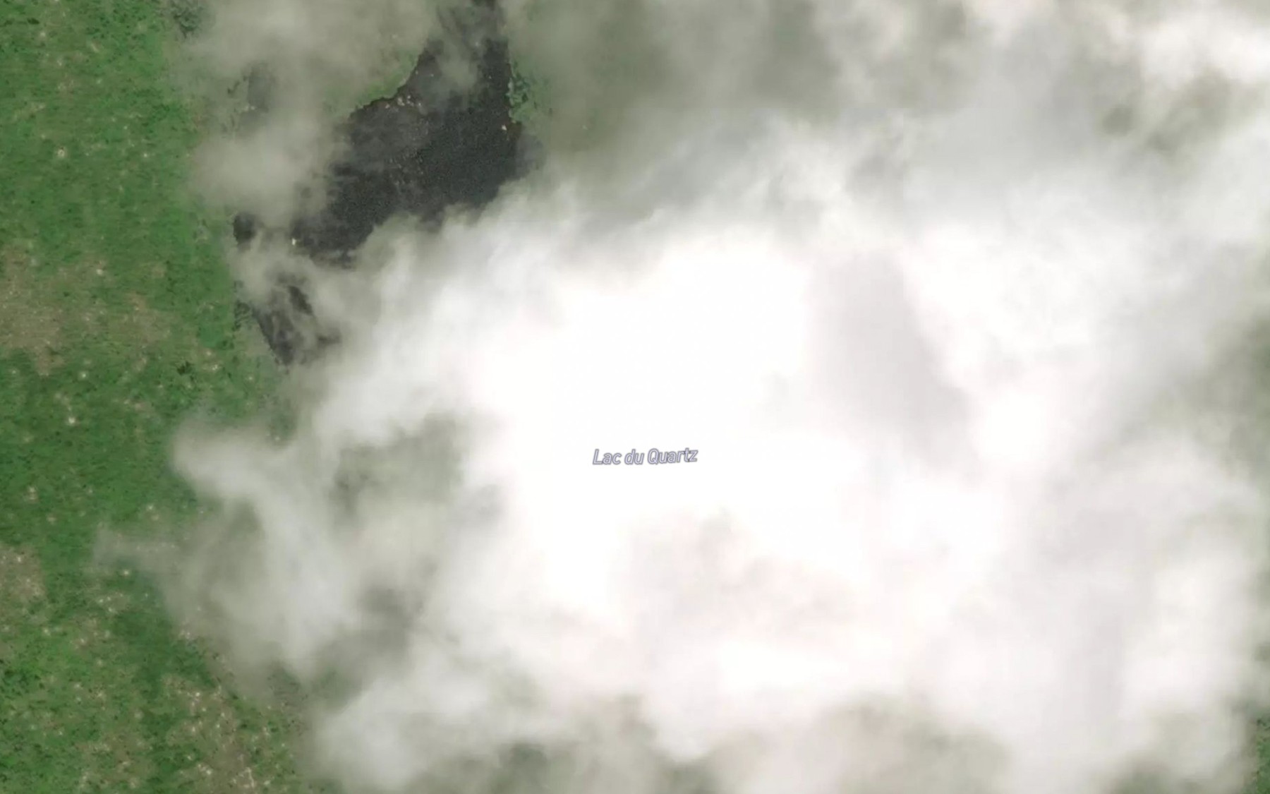 Satellite map of the Lac du Quartz