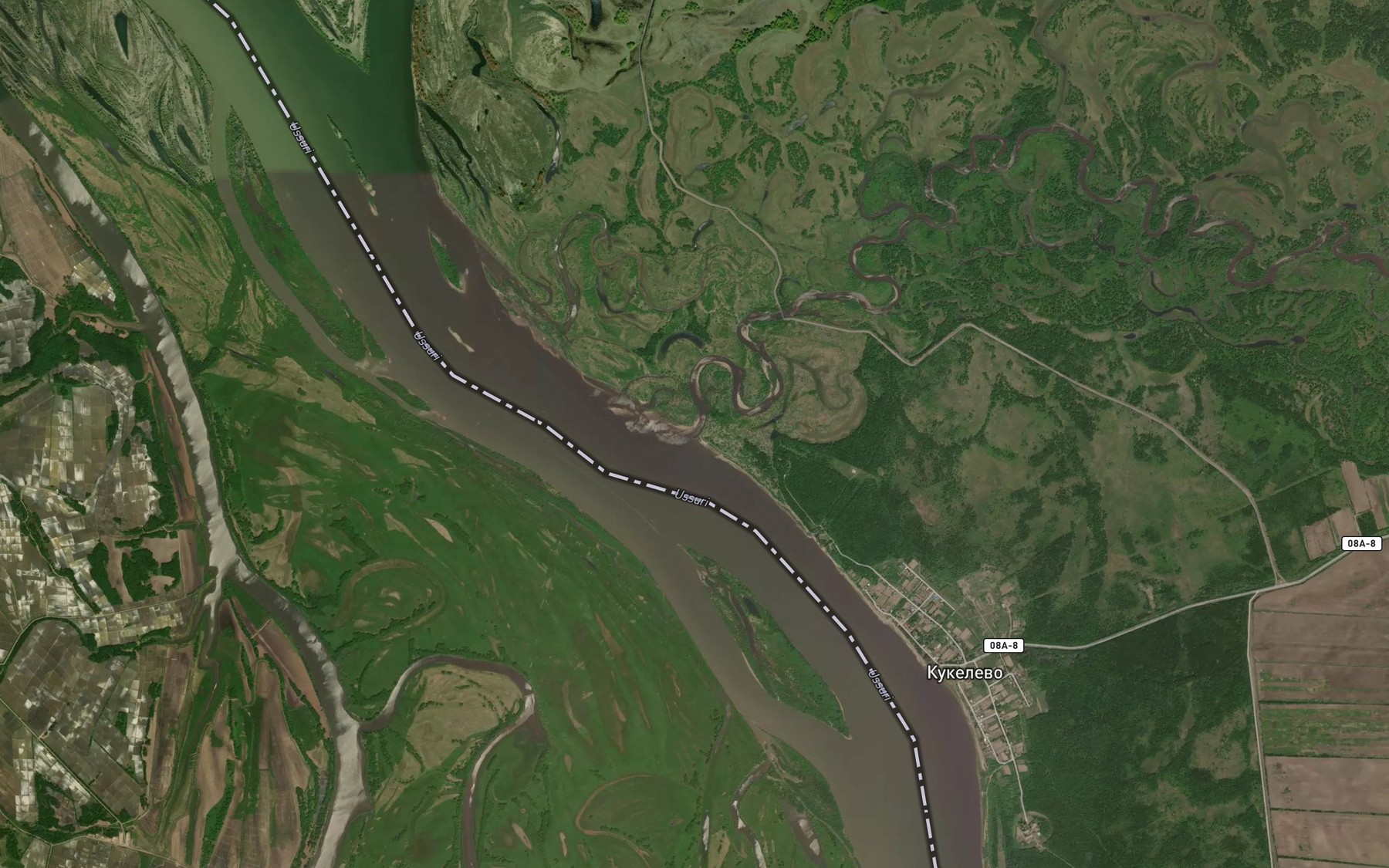 Satellite map of the Podkhorenok