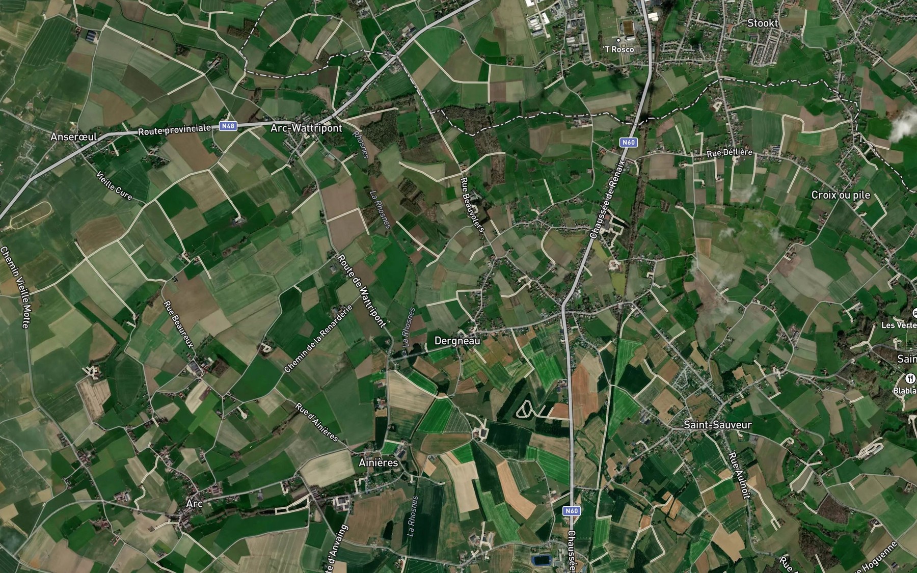 Satellite map of the Marcq