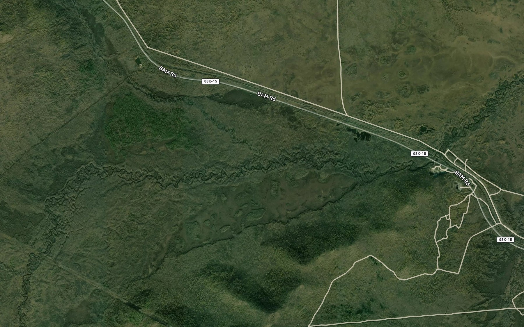 Satellite map of the Cheka