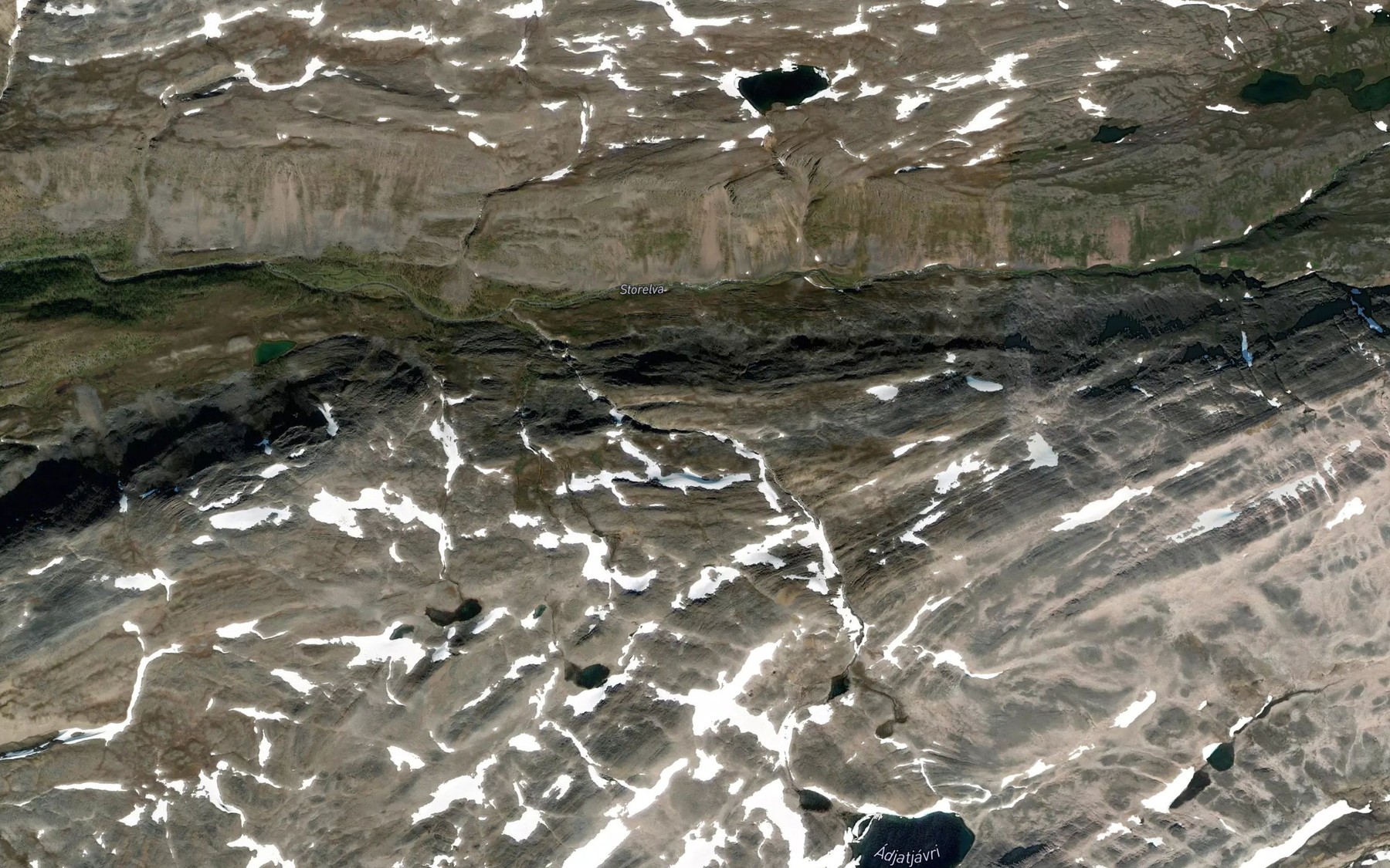 Satellite map of the Niilsaddjagat