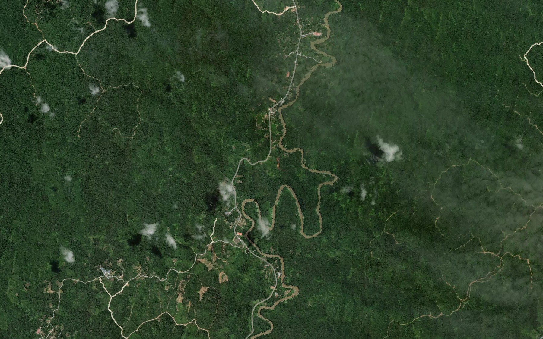 Satellite map of the Tanjong Gerunggang
