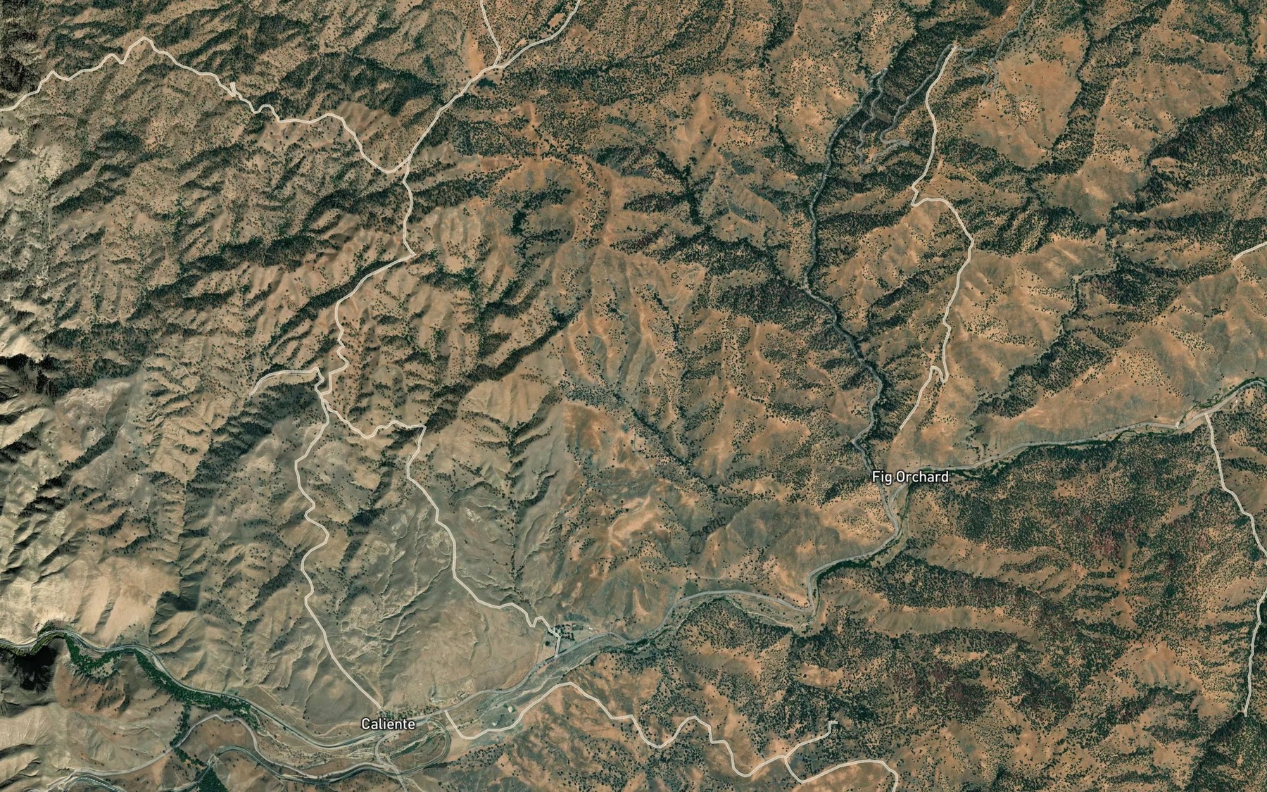 Satellite map of the Buckeye Spring