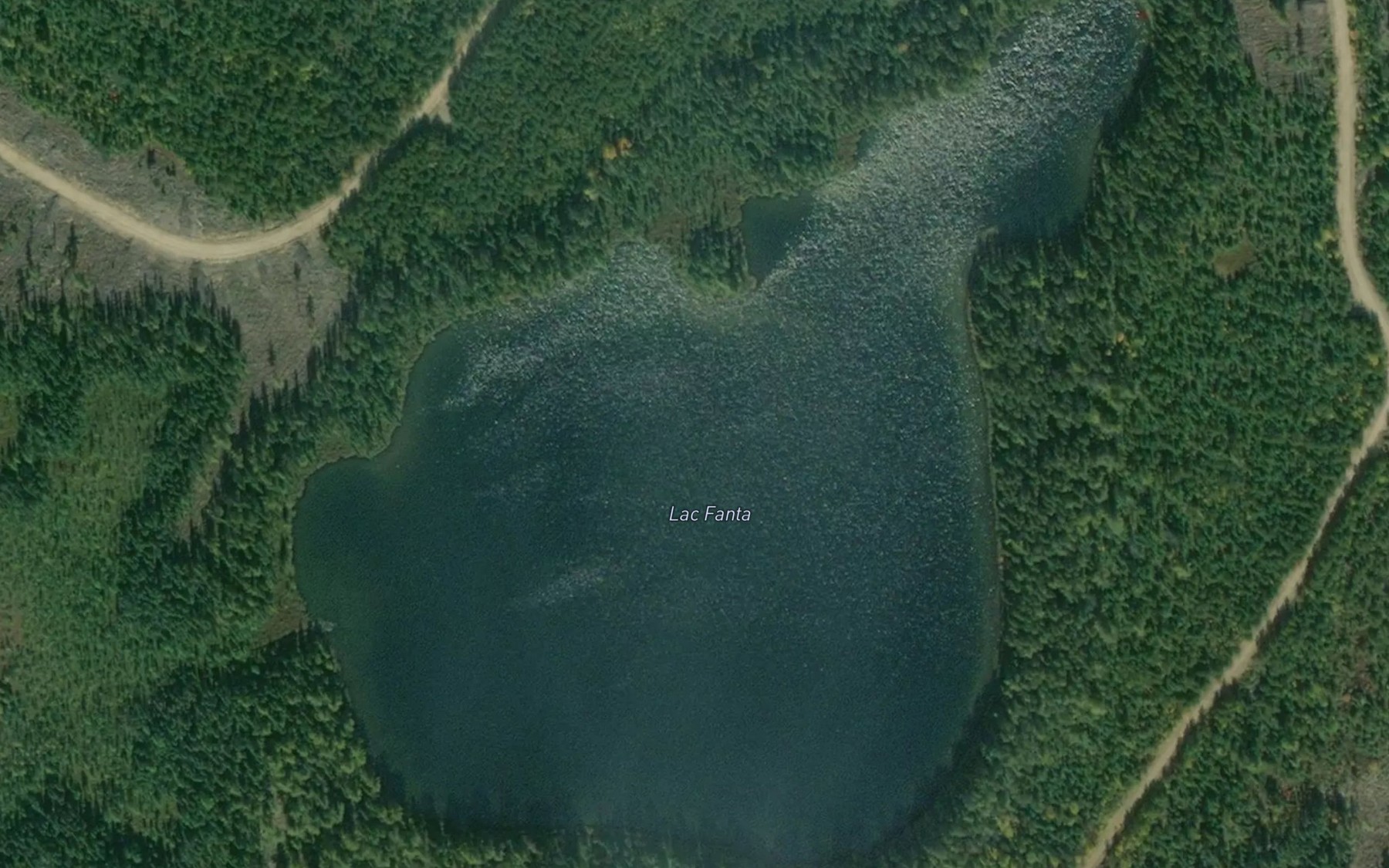 Satellite map of the Lac Fanta