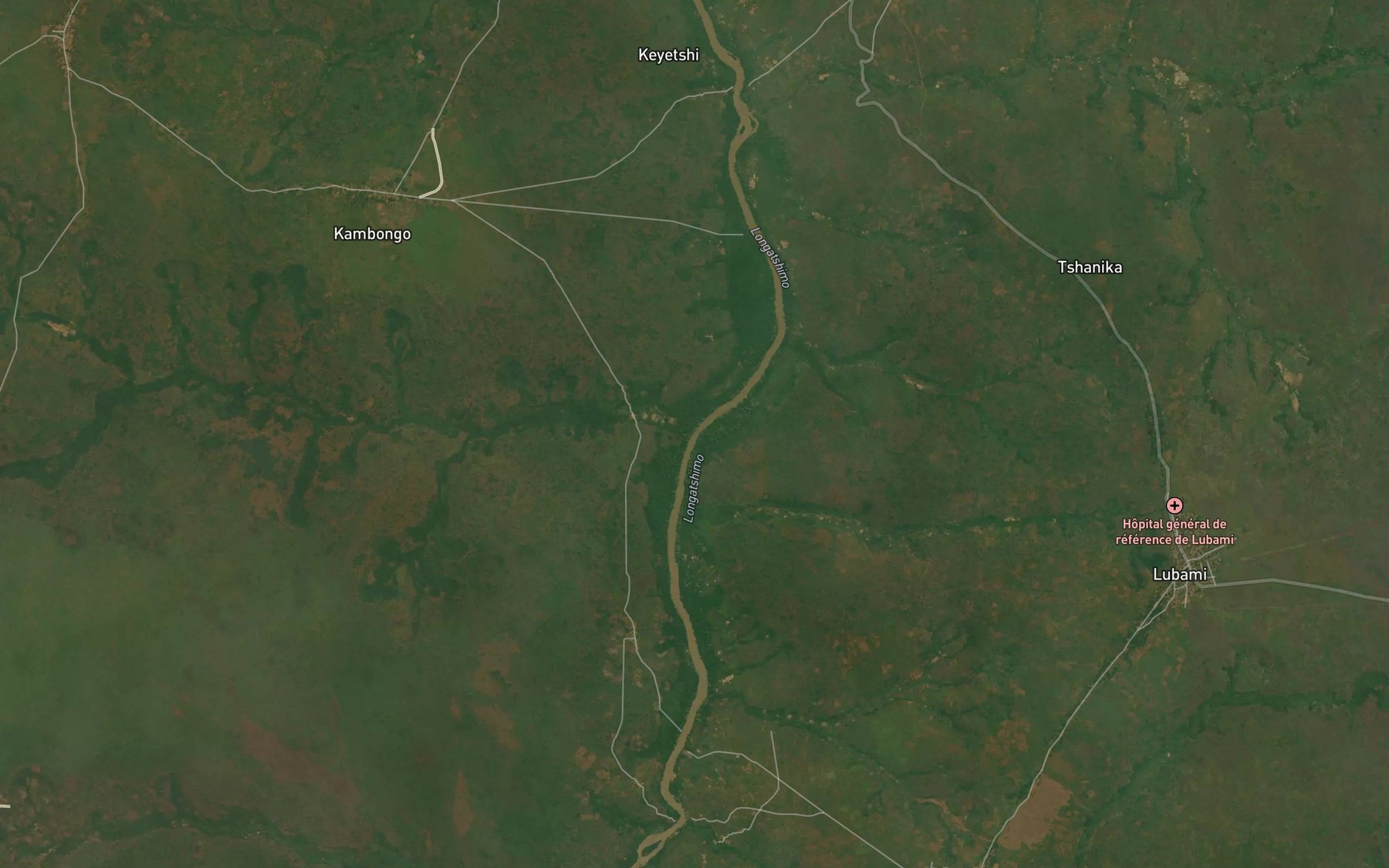Satellite map of the Lusadi