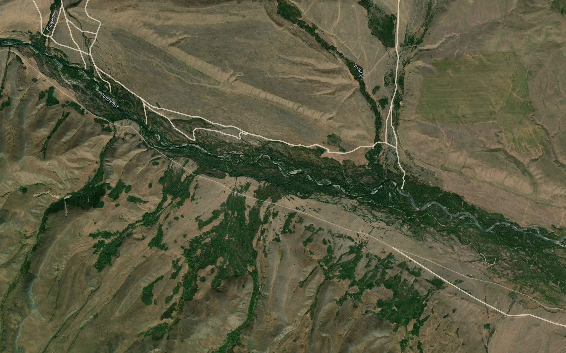 Satellite map of the Almady-Ashuu