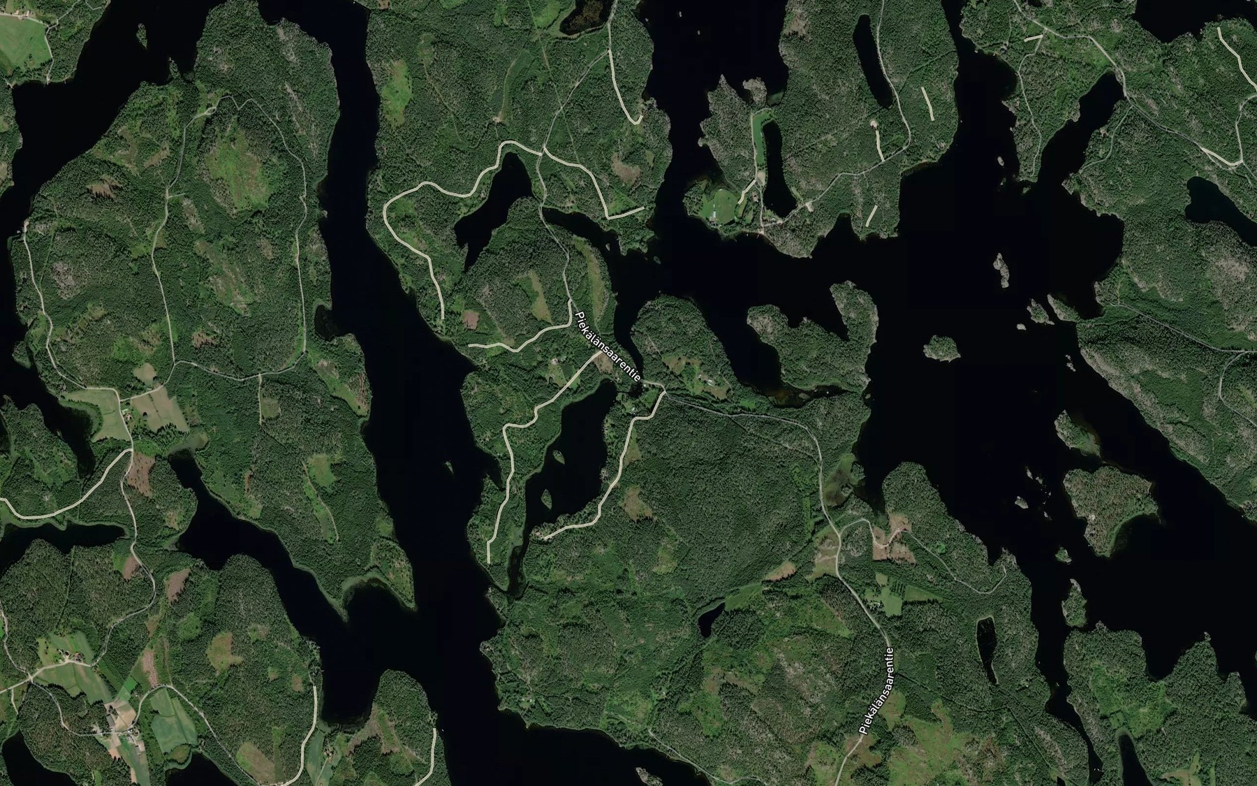 Satellite map of the Kaivannonoja