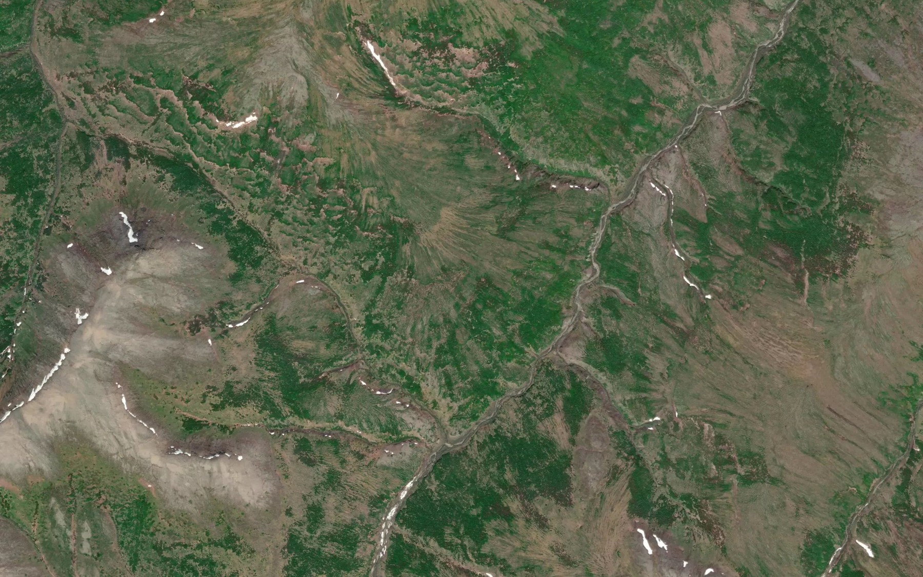 Satellite map of the Premier Creek