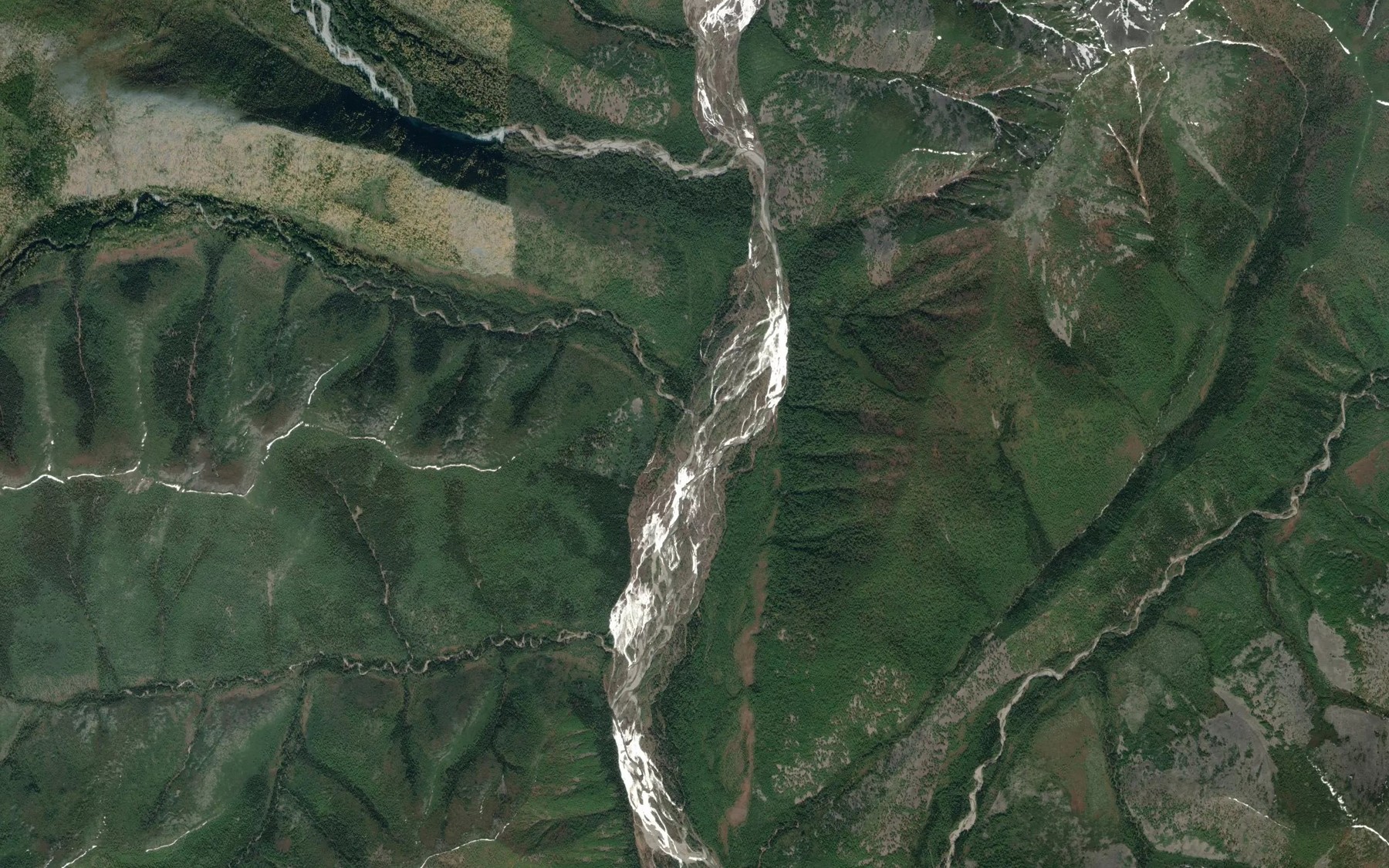 Satellite map of the Grom
