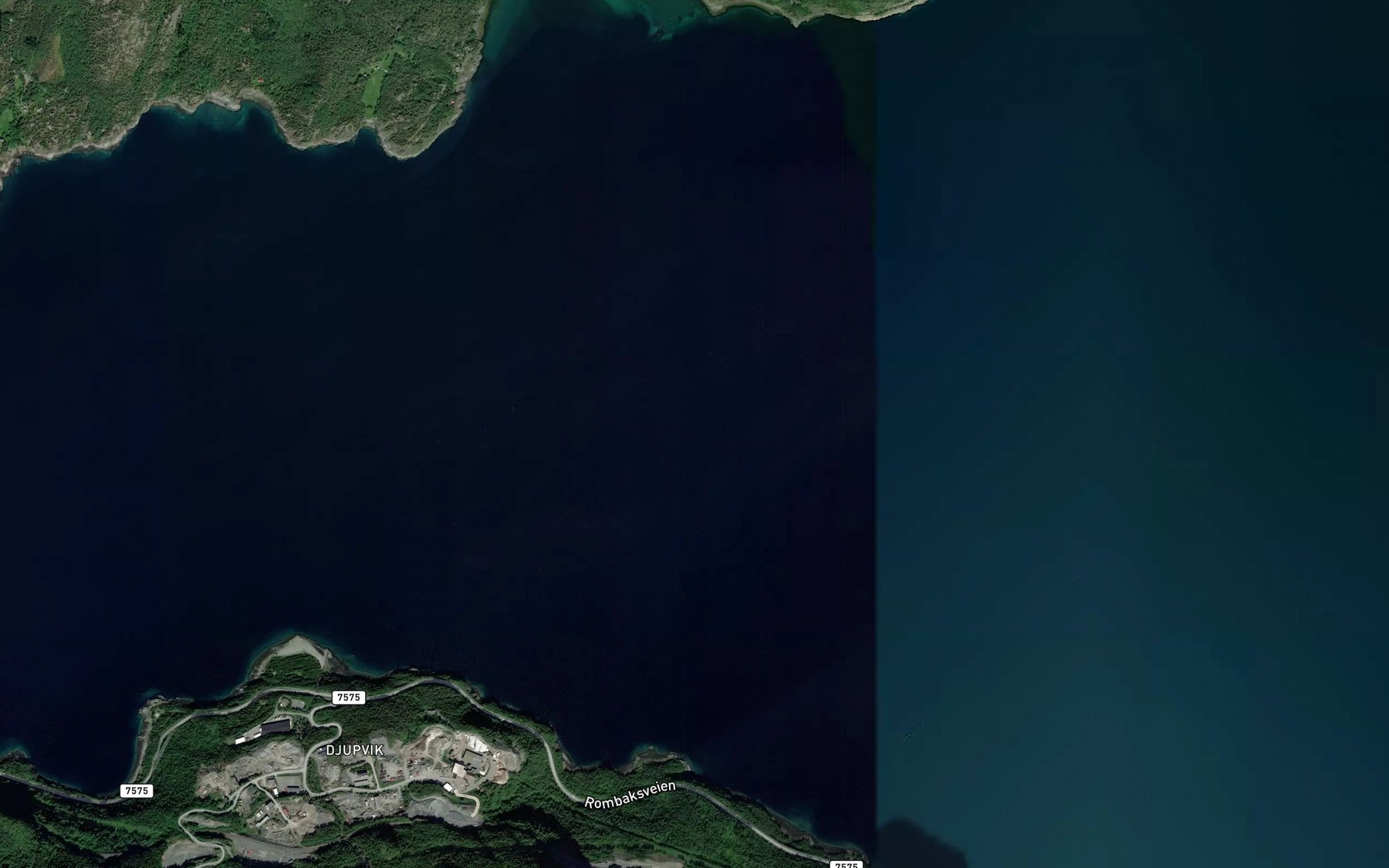 Satellite map of the Rombaken