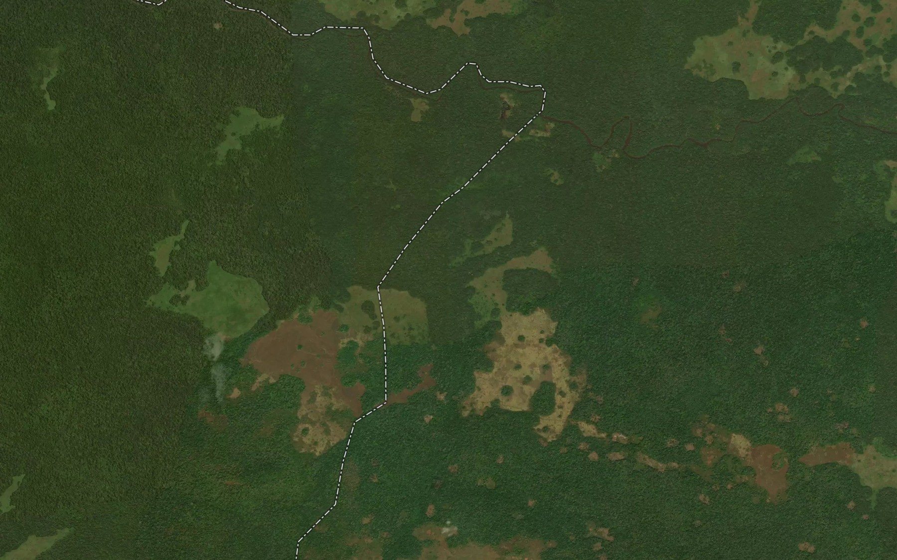 Satellite map of the Lukula