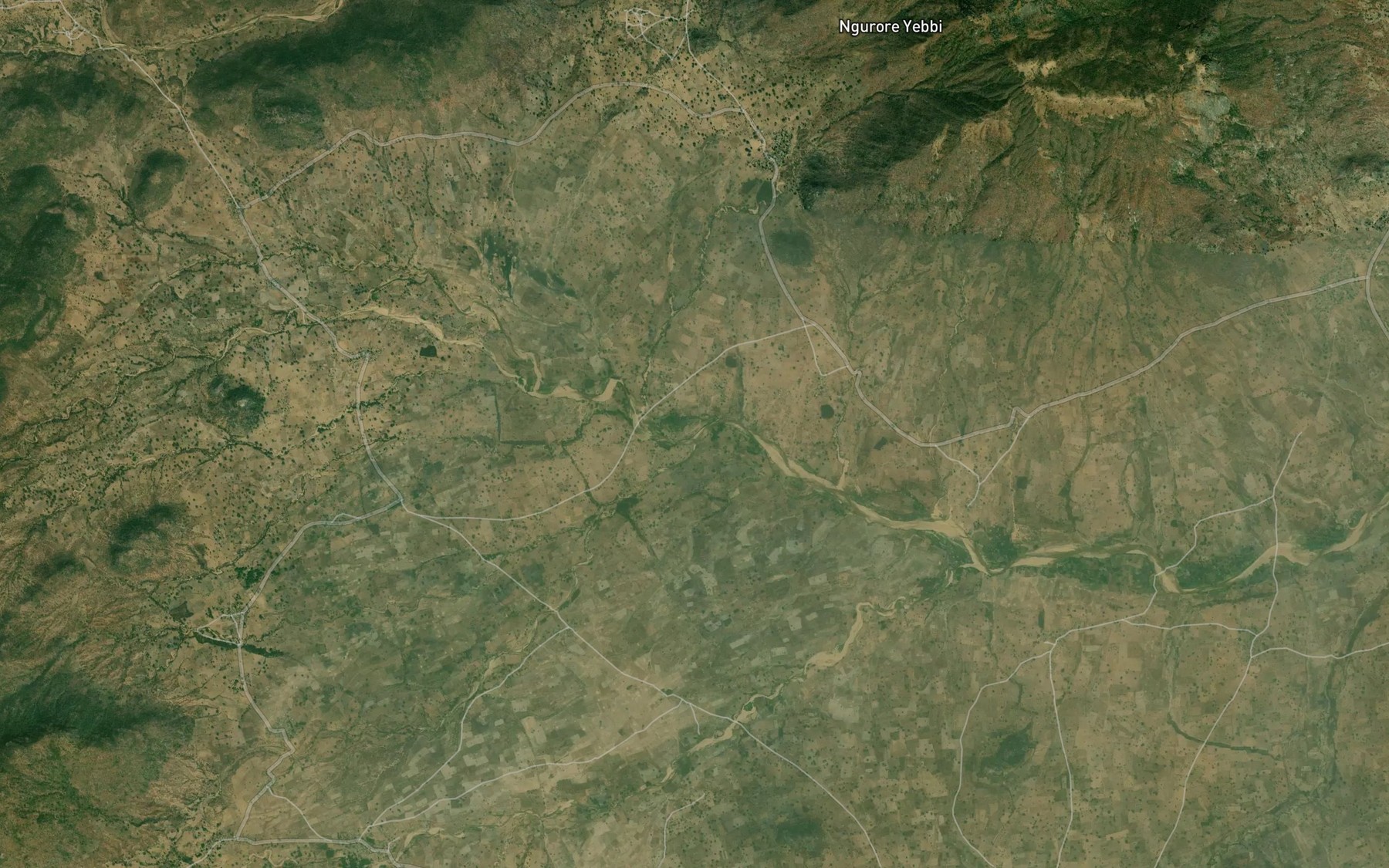 Satellite map of the River Dakeri