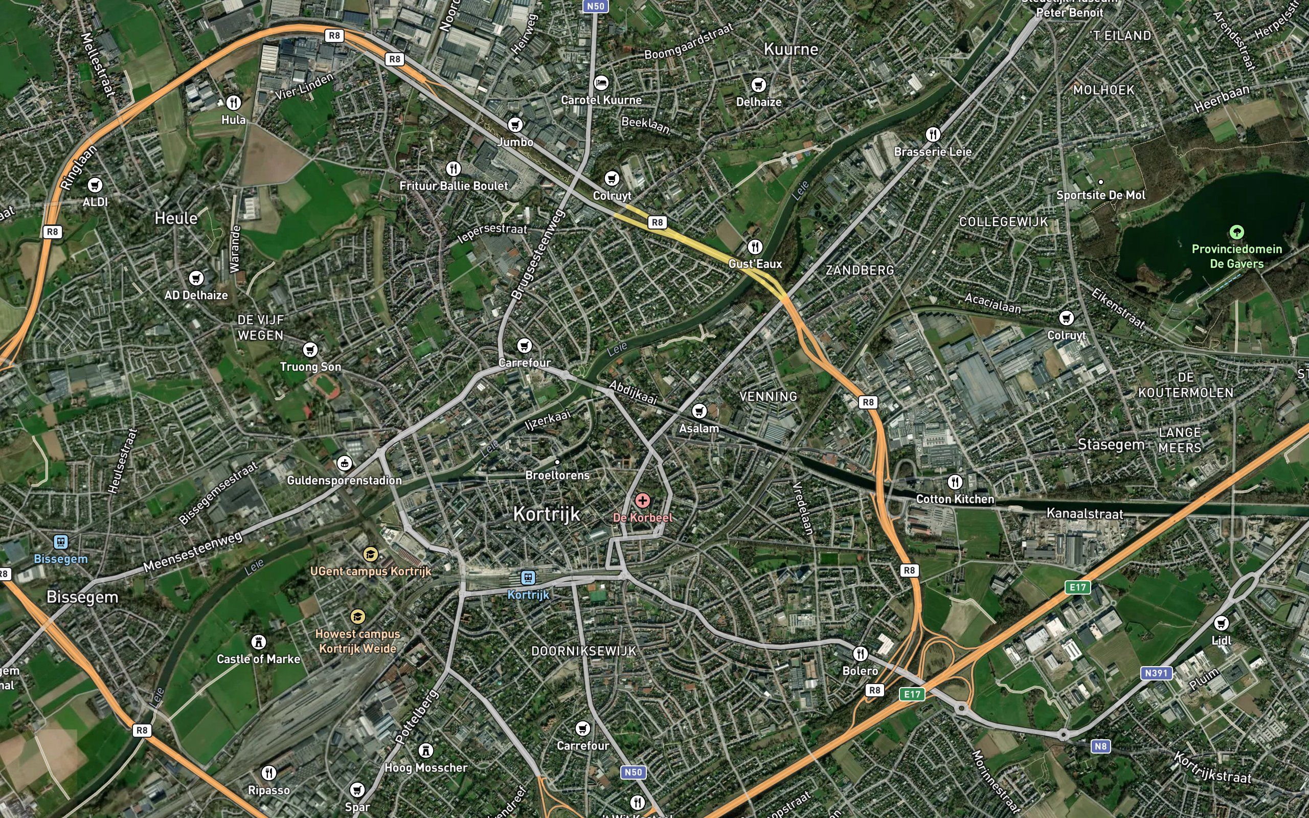 Kanaal van Bossuit naar Kortrijk