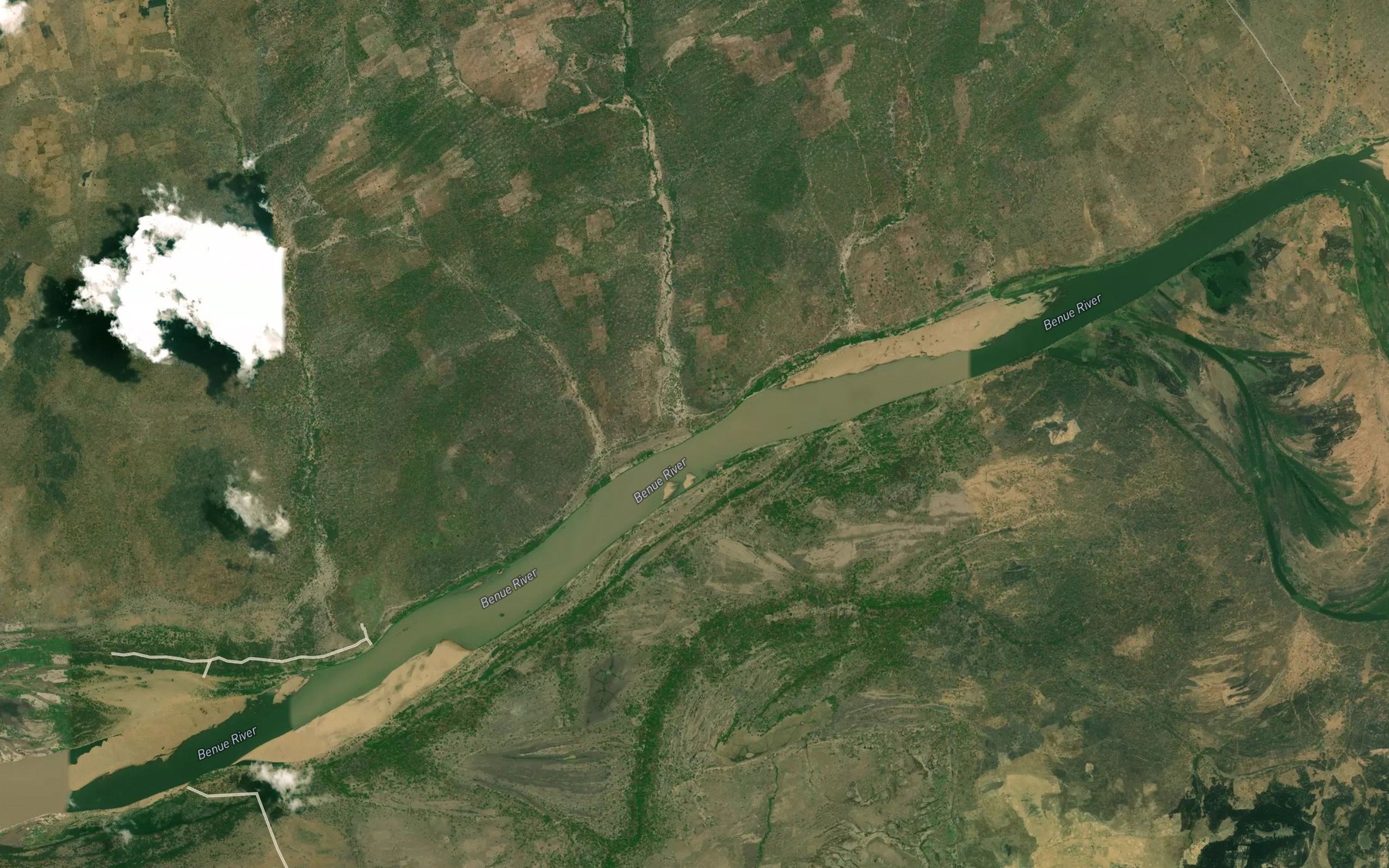 Satellite map of the River Fadama Sabo Geri