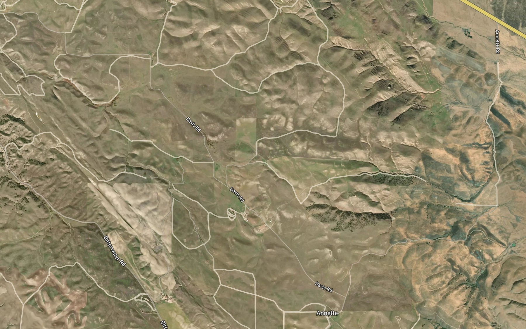 Satellite map of the Ellings Spring