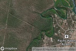 Satellite map of the Cherwell River