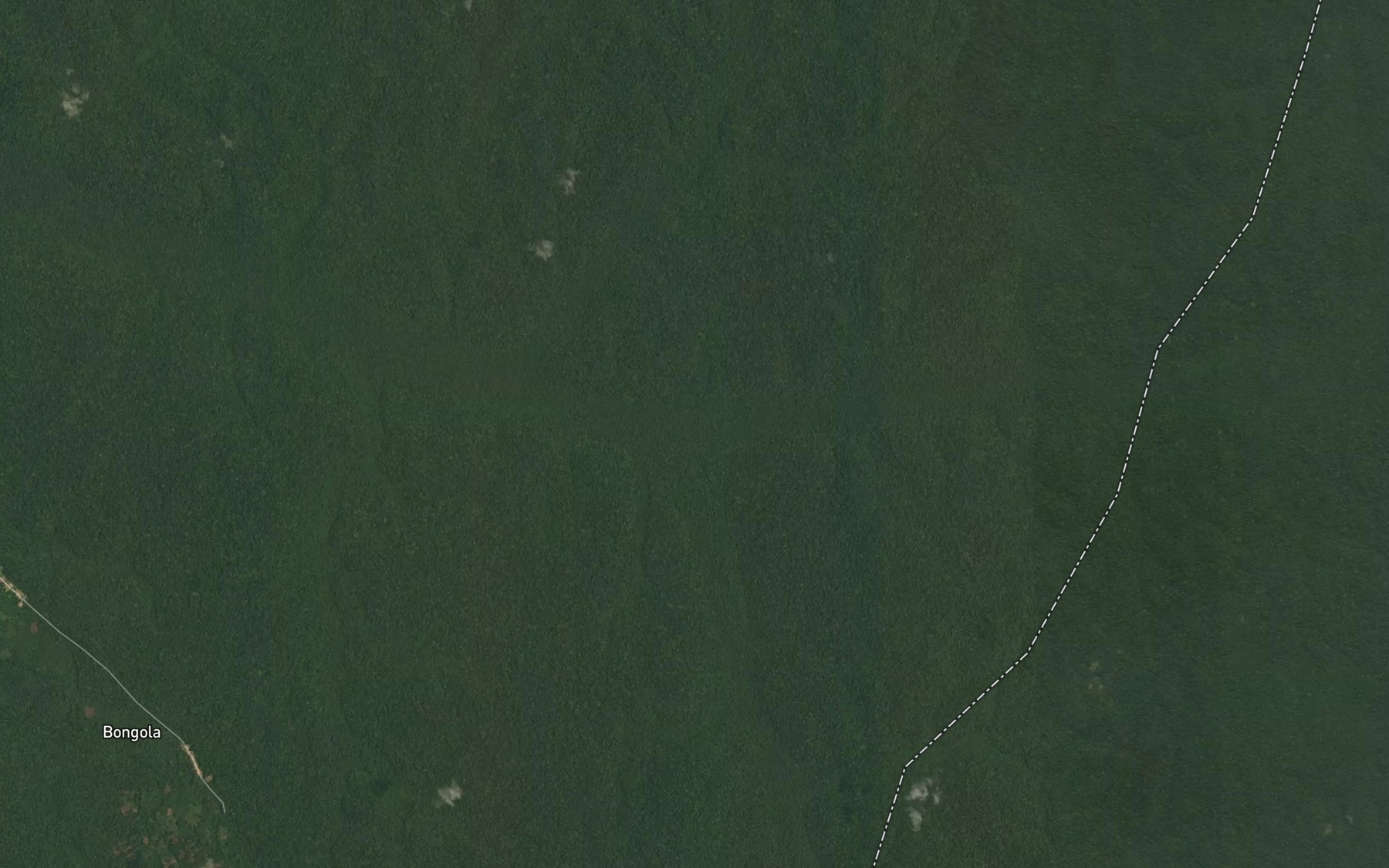 Satellite map of the Masengwa