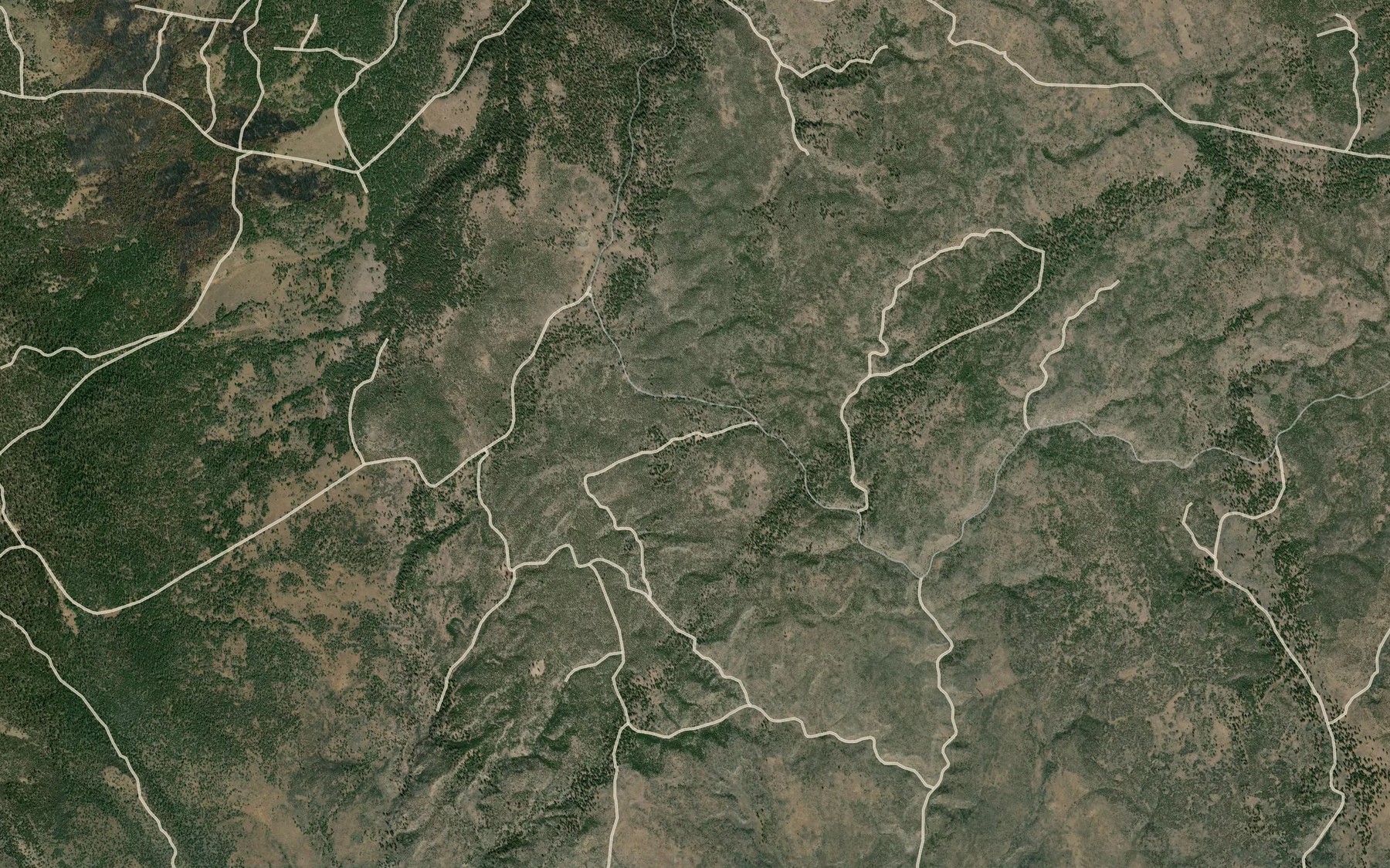 Satellite map of the Kings Hole Reservoir