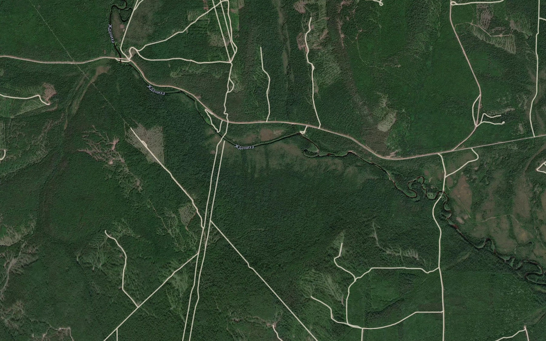 Satellite map of the Ognevka-Kirsanovskaya