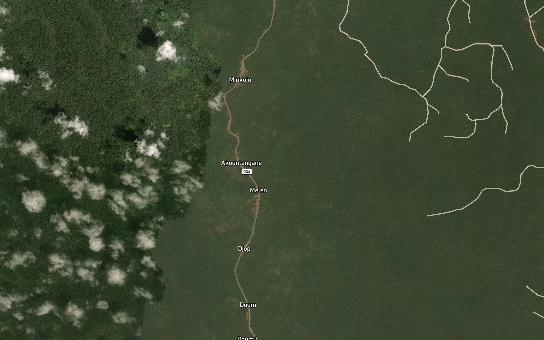 Satellite map of the Otozem