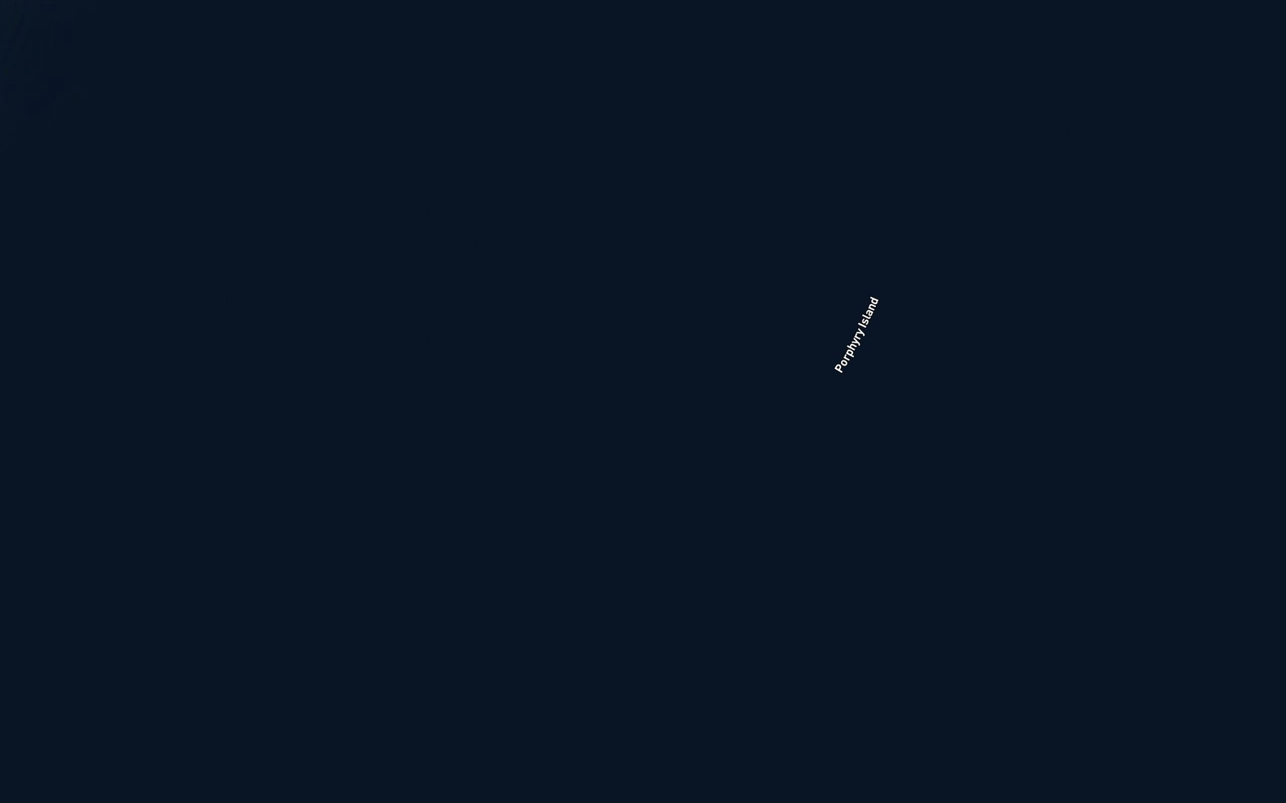 Satellite map of the Horseshoe Cove