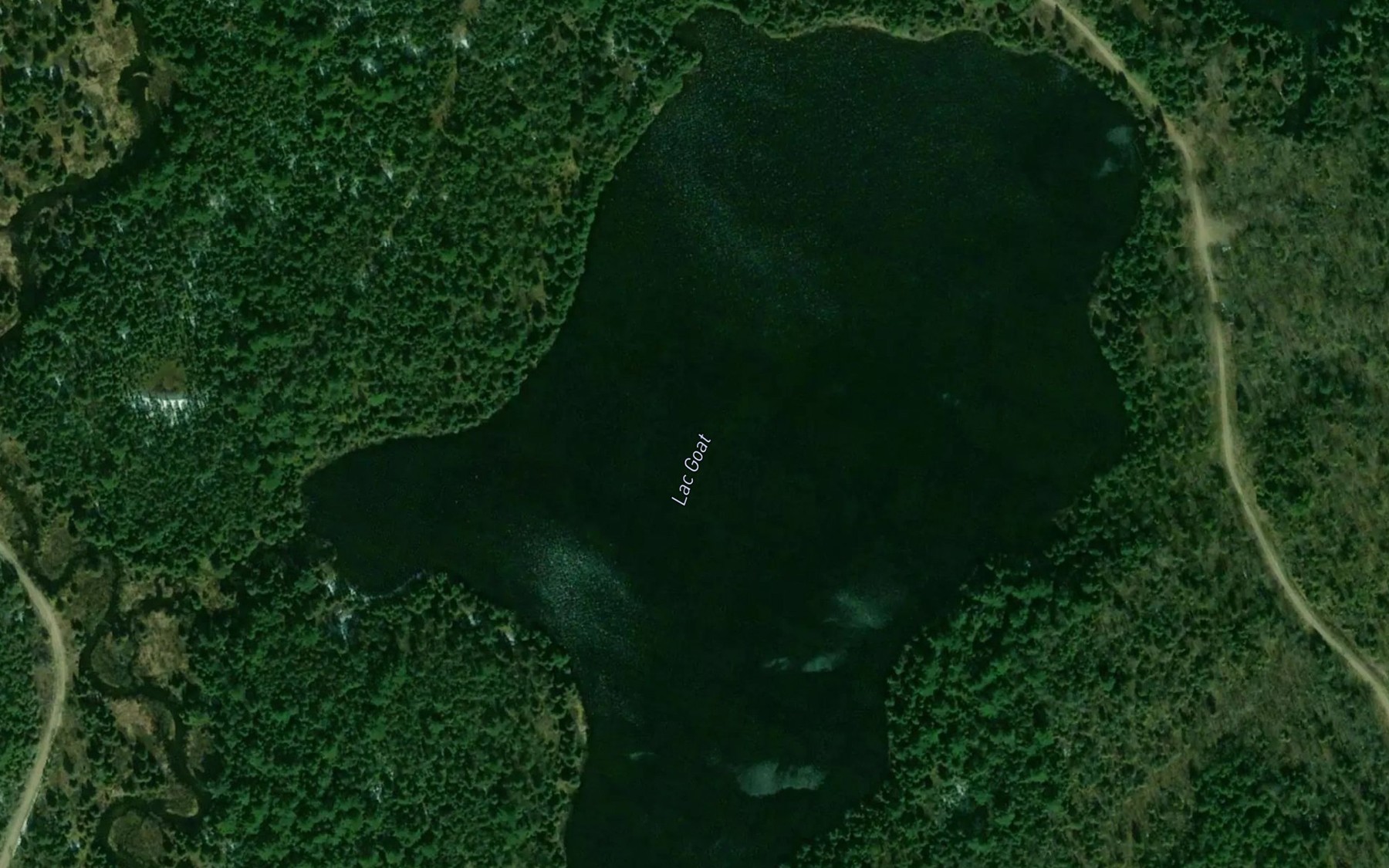 Satellite map of the Lac Goat