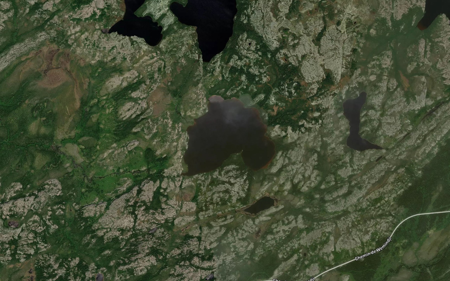 Satellite map of the Lac Mischikami
