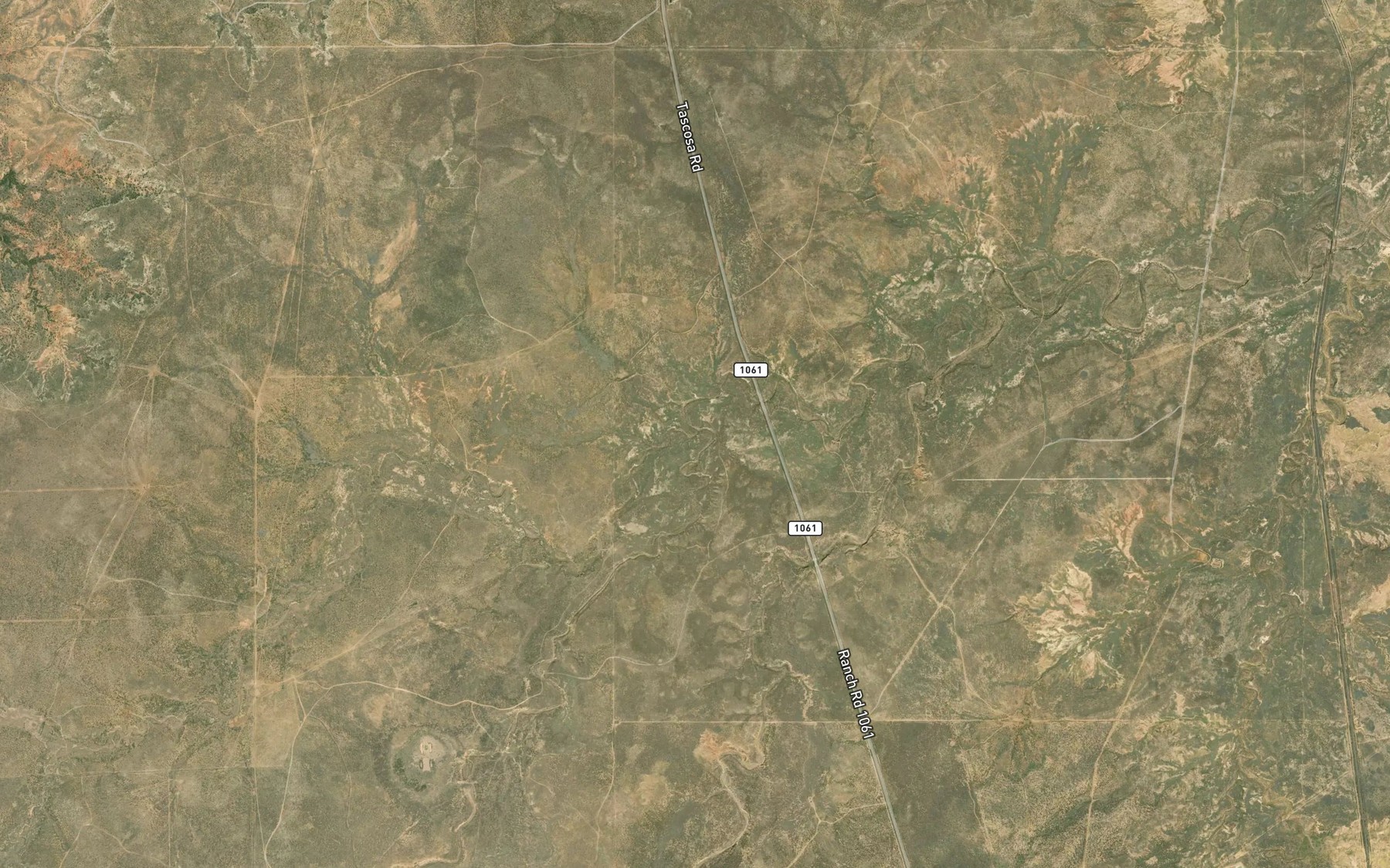 Satellite map of the Daniels Creek