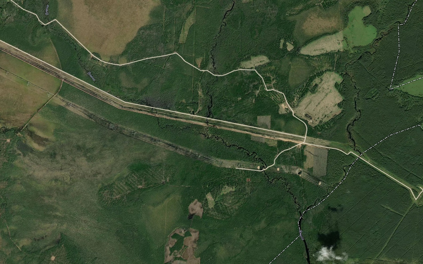 Satellite map of the Moshnitsa