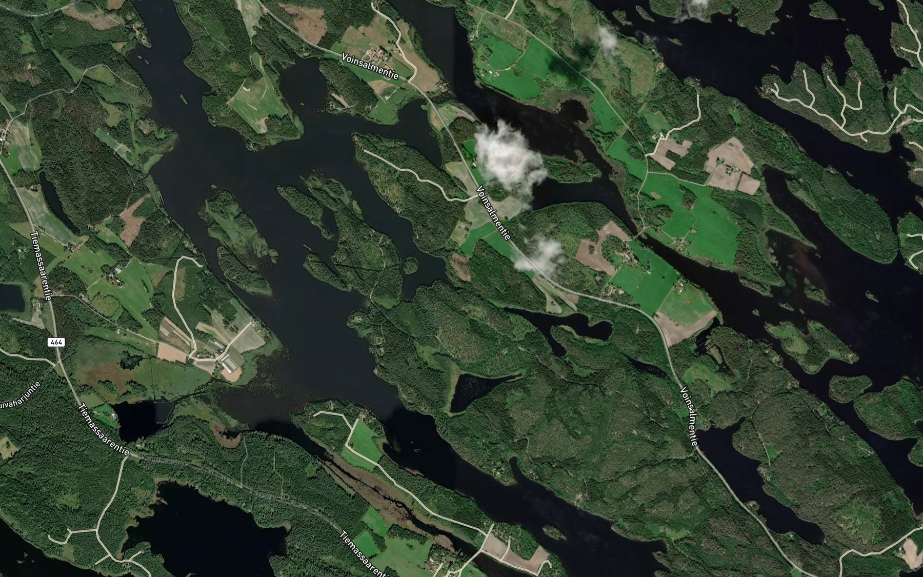 Satellite map of the Ryonanjoki