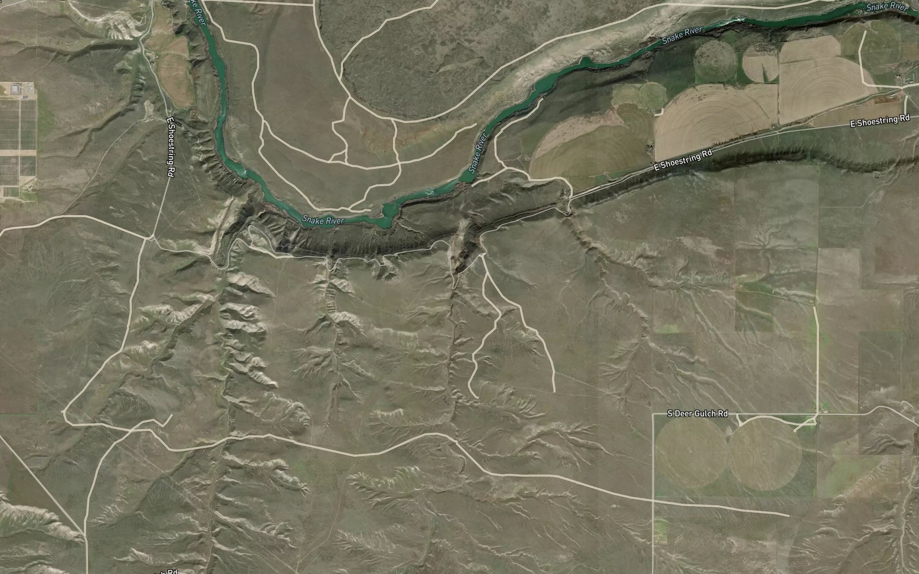 Satellite map of the Pilgrim Spring