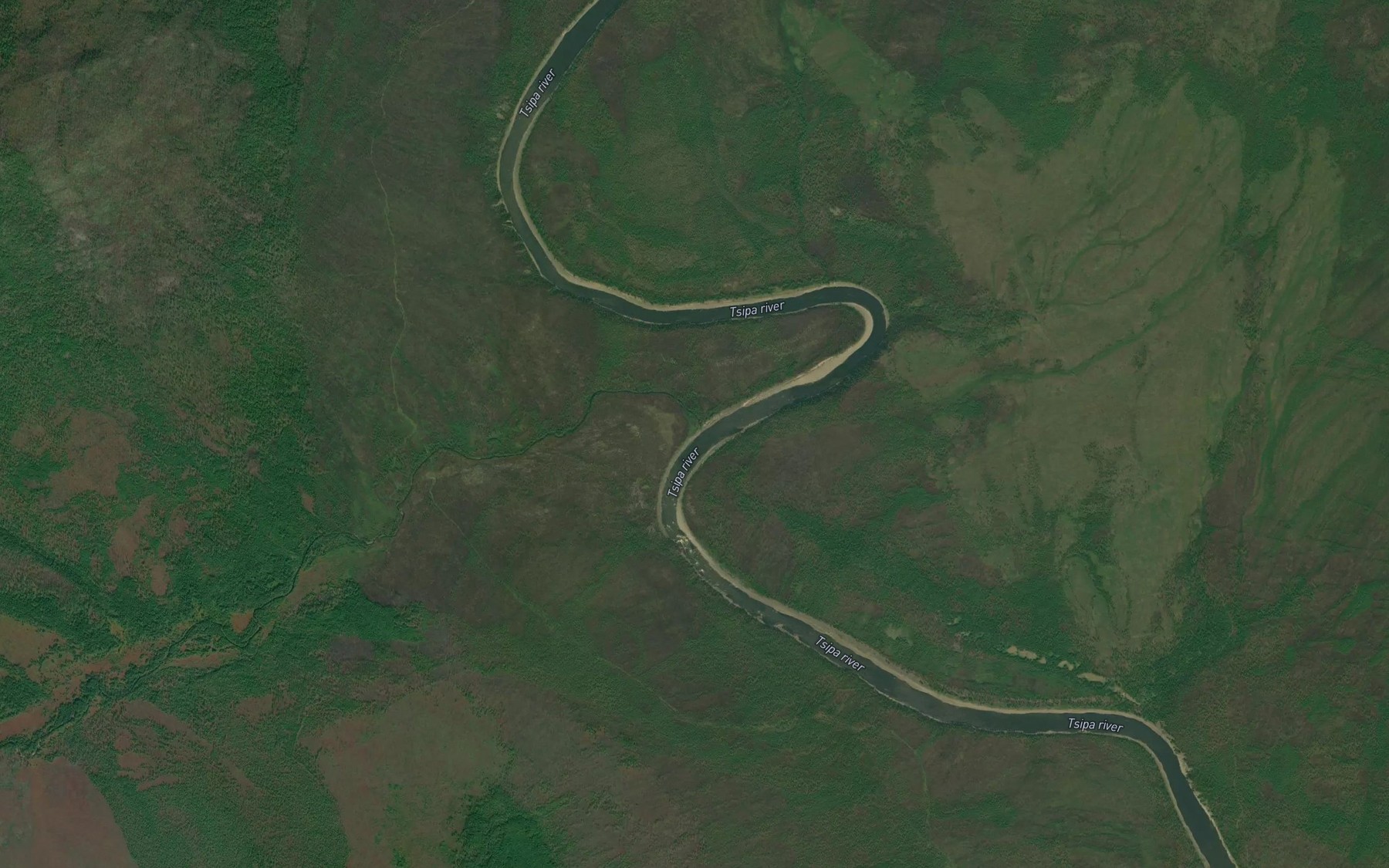 Satellite map of the Bugarikta
