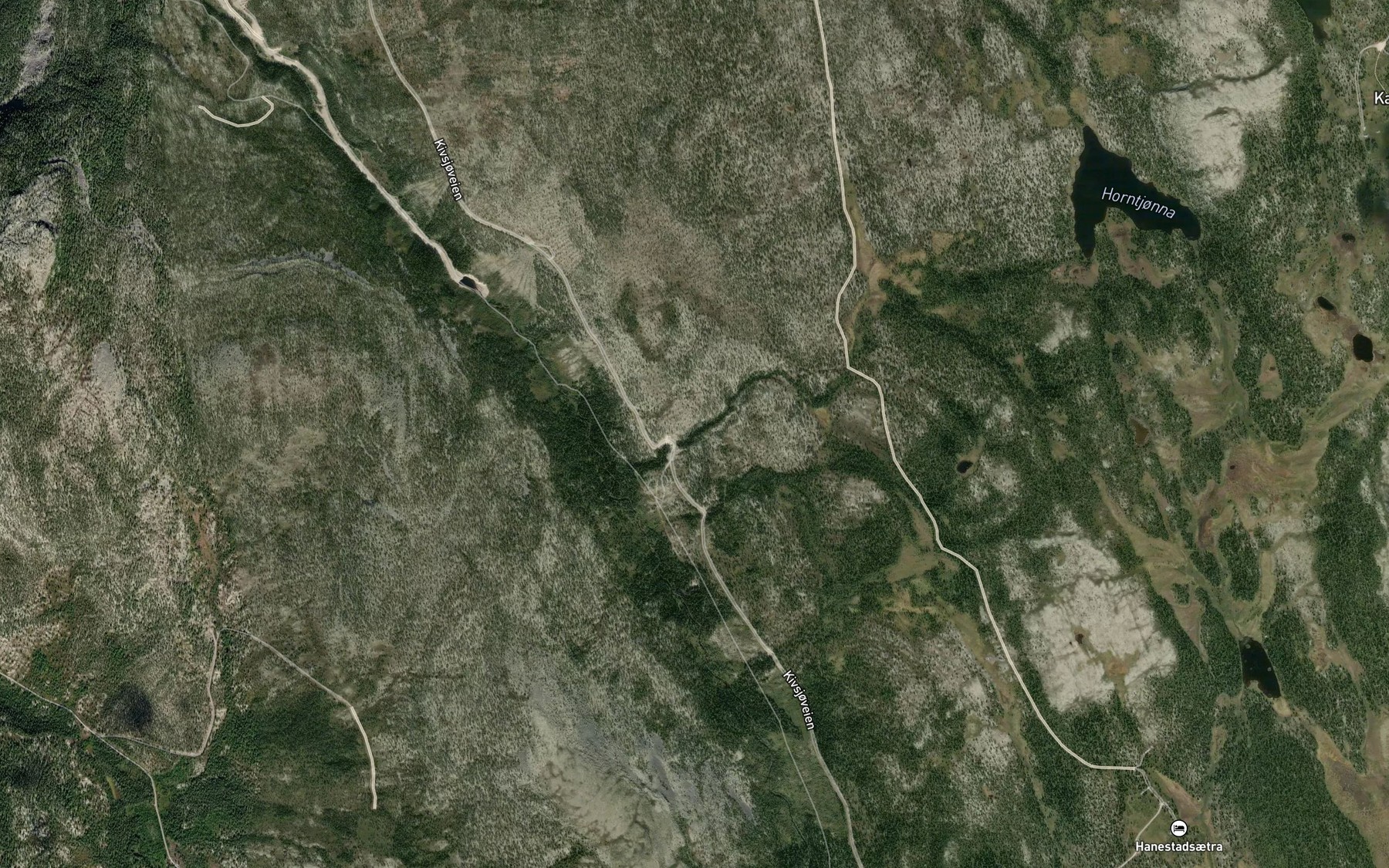 Satellite map of the Kvanbekken