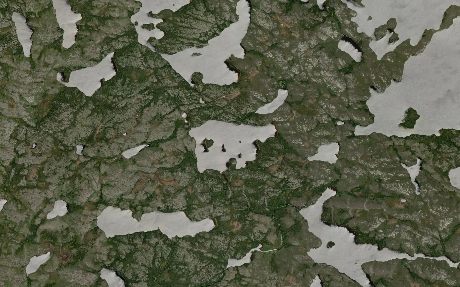 Satellite map of the Lac Kaniwachikwanuch