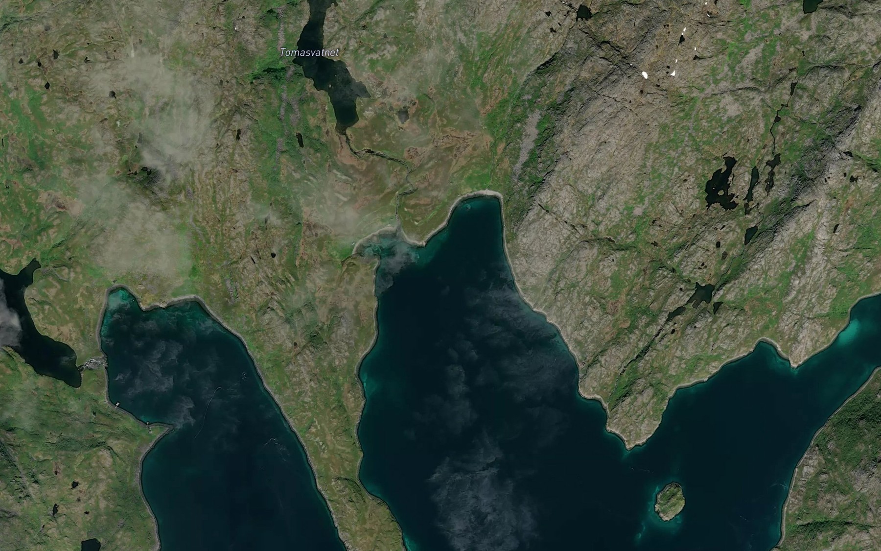 Satellite map of the Mebotnen