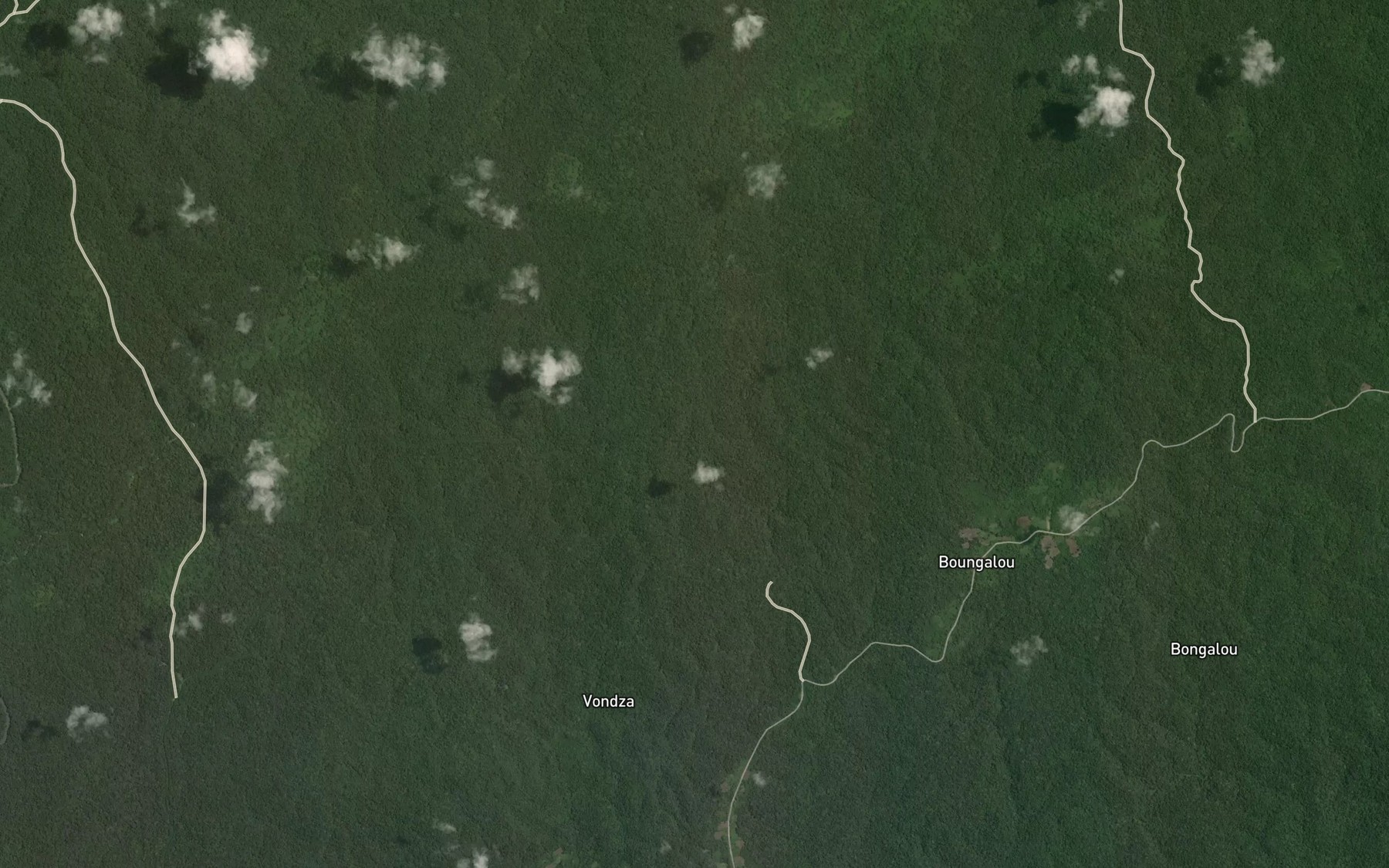 Satellite map of the Chutes Bari