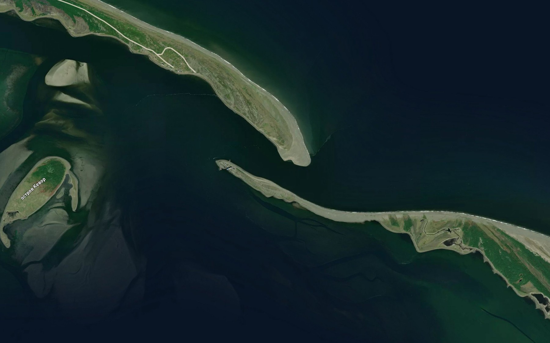 Satellite map of the Kholodnyy Proliv