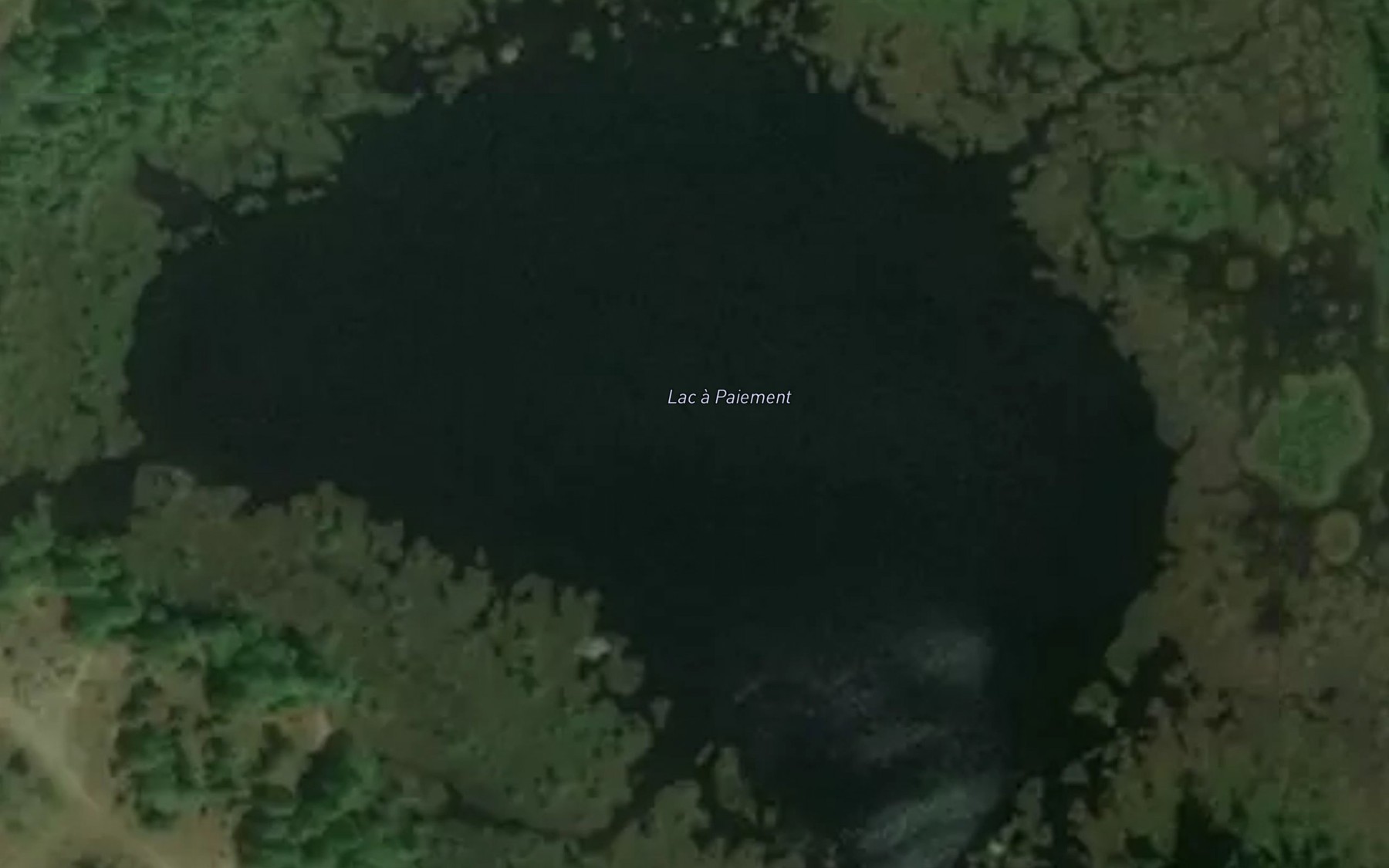 Satellite map of the Lac a Paiement