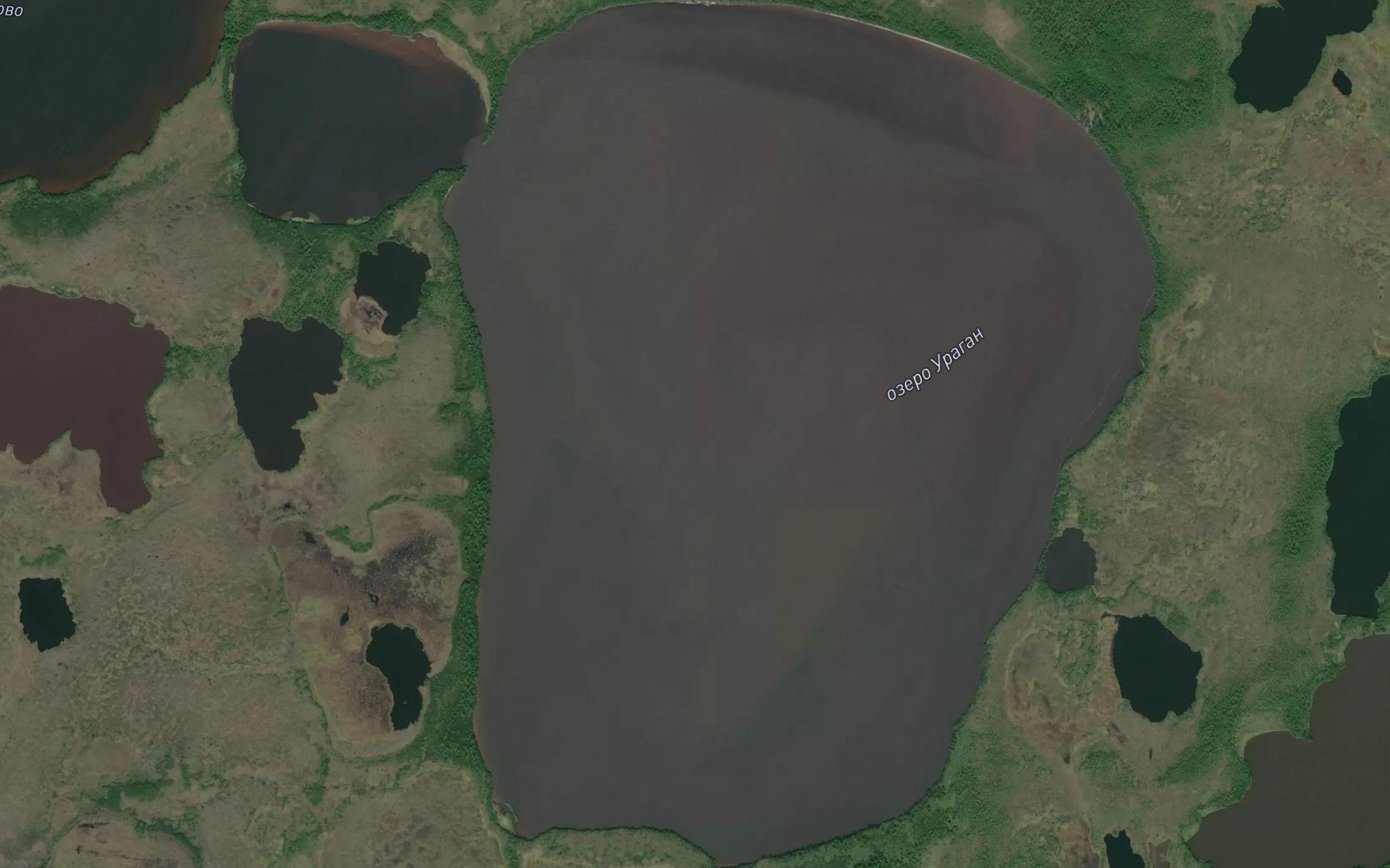 Satellite map of the Ozero Uragan