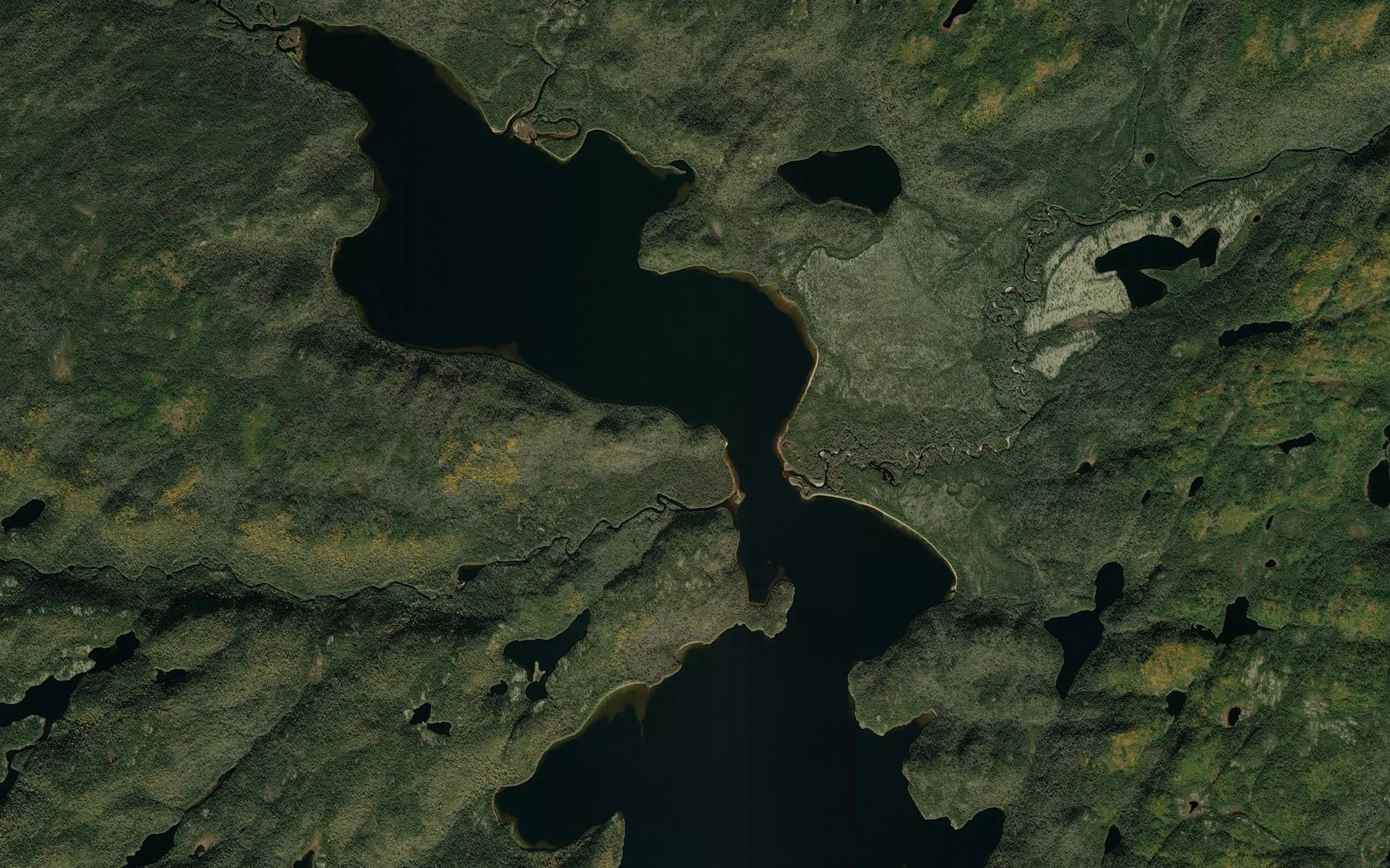 Satellite map of the Passe Kauapauakaht