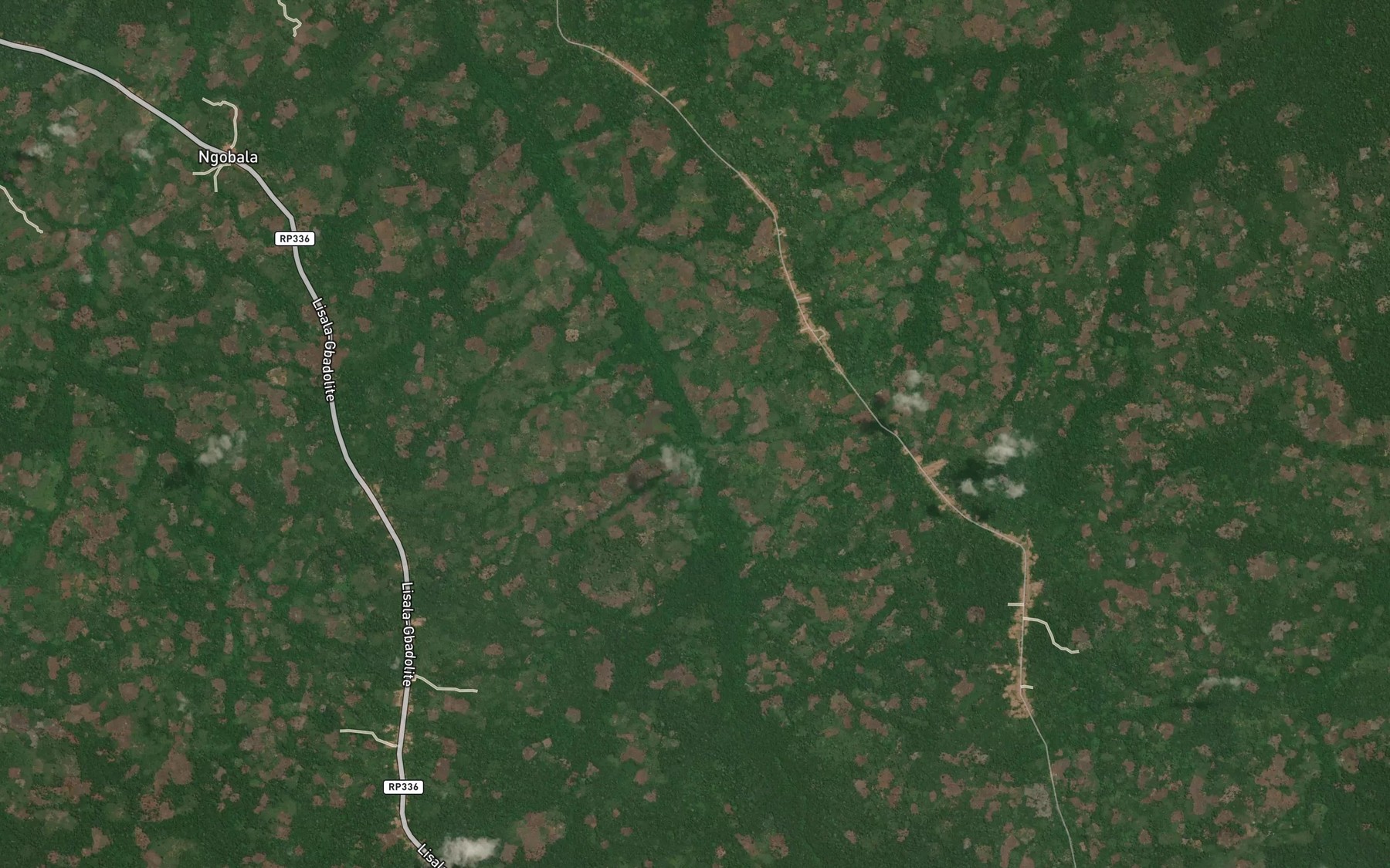 Satellite map of the Likombo