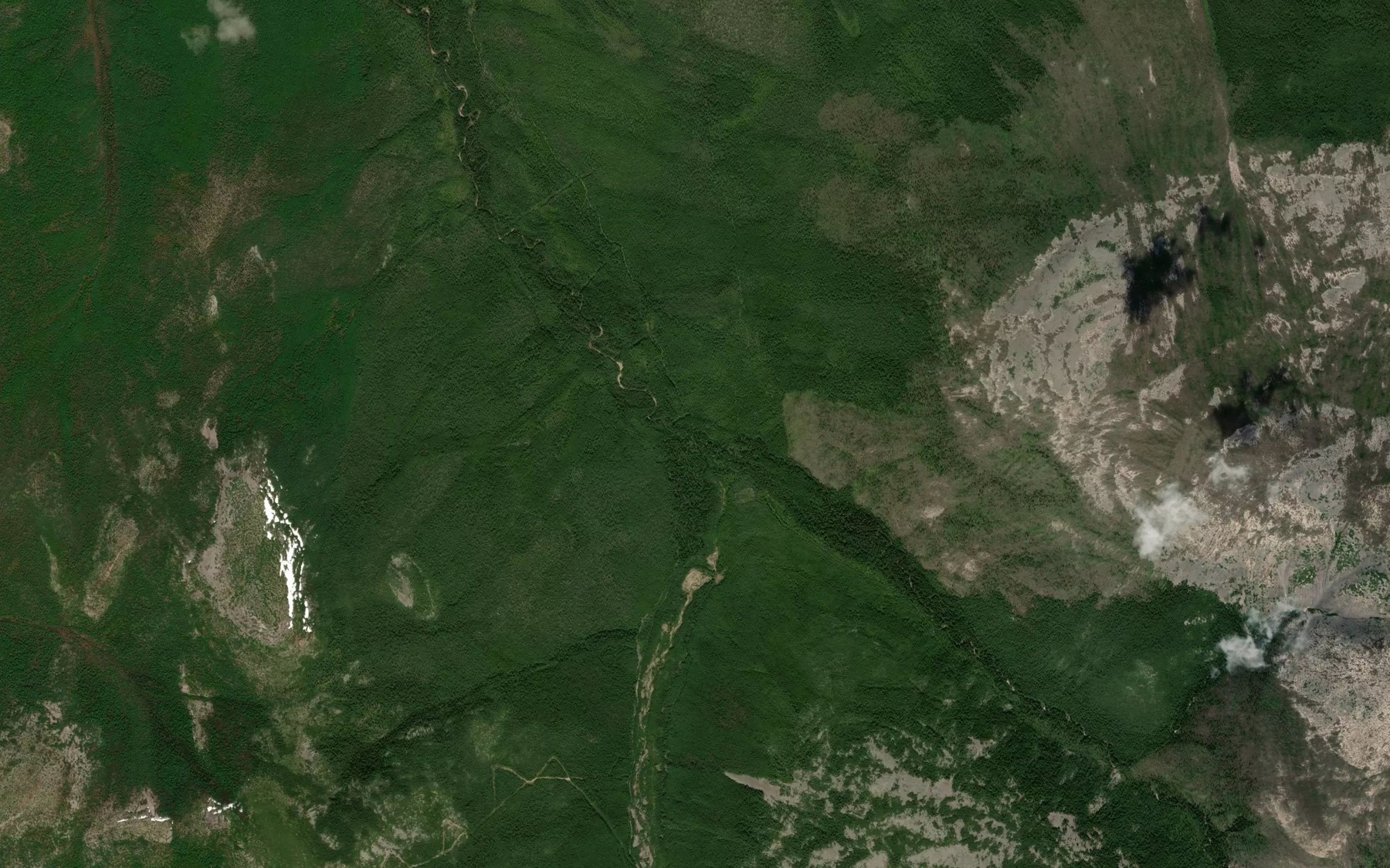 Satellite map of the Verkhniy Ayykan