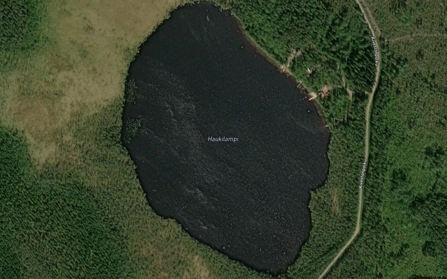 Satellite map of the Haukilampi