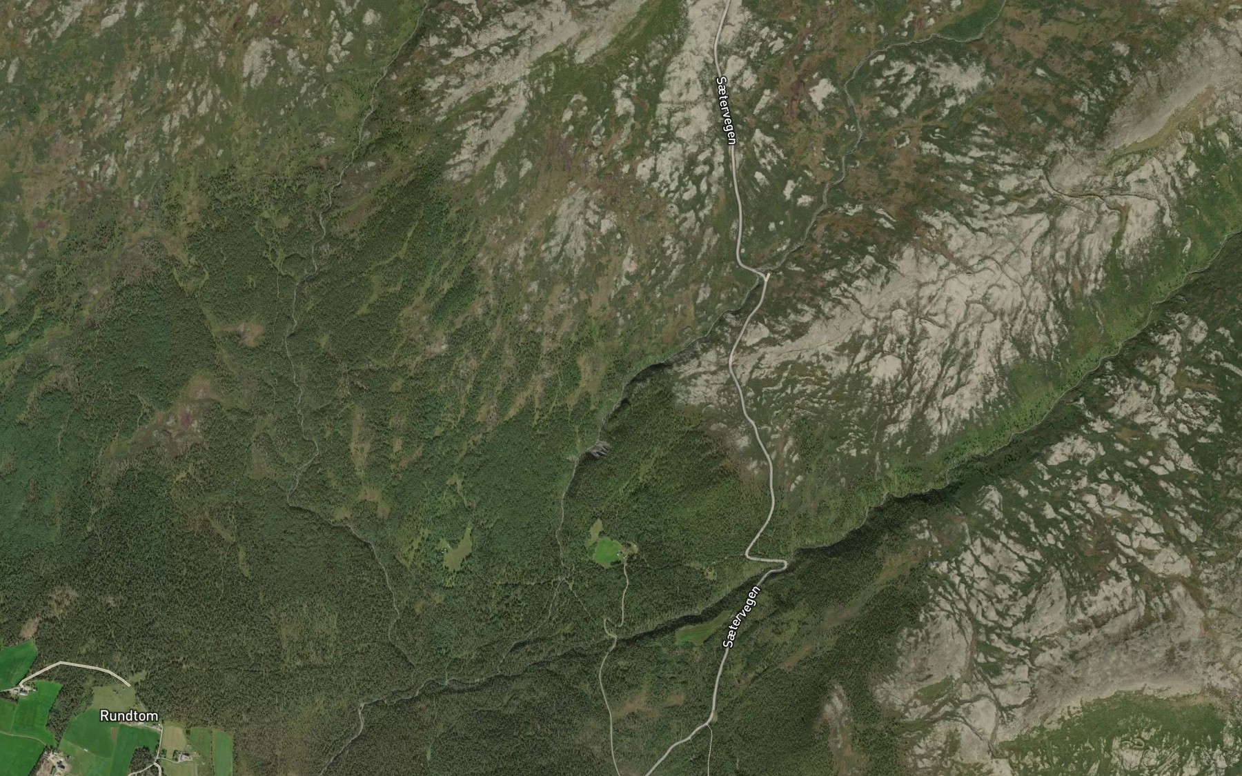 Satellite map of the Meddepla