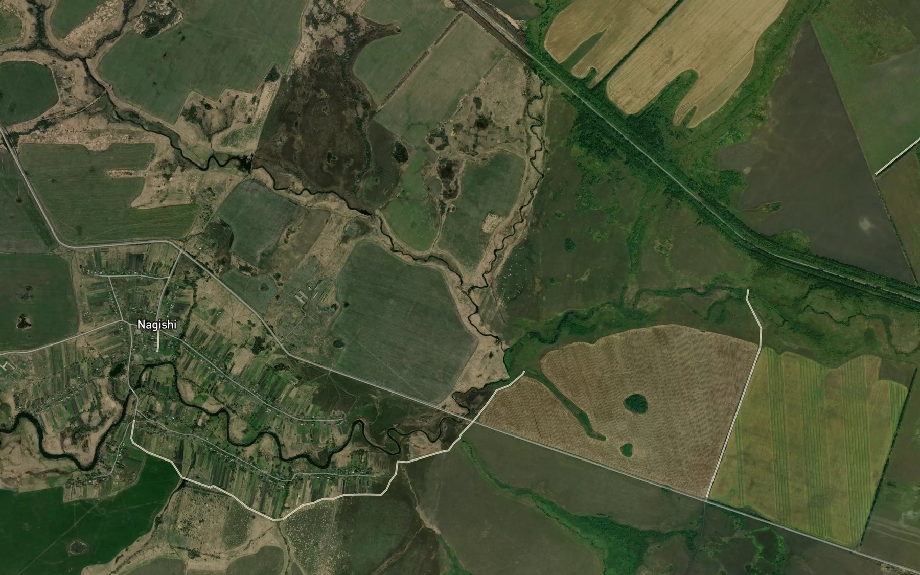 Satellite map of the Martynets