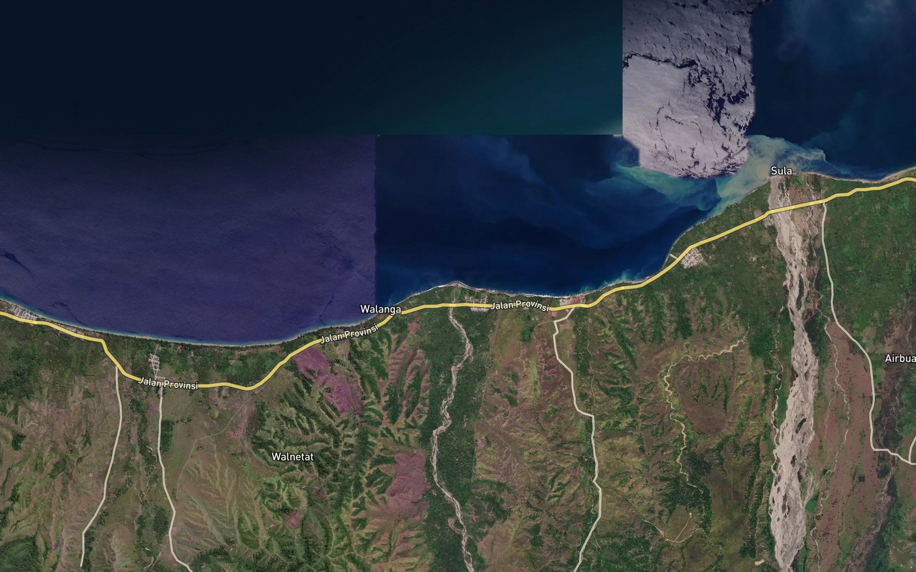 Satellite map of the Wa Langa