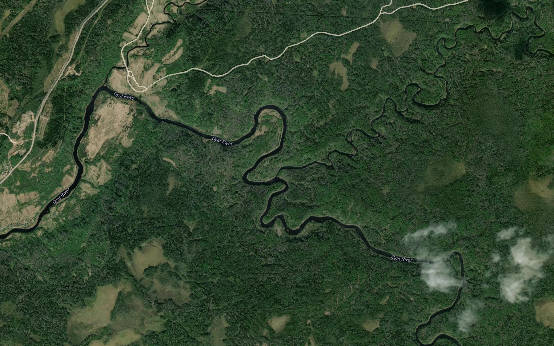 Satellite map of the Sondala