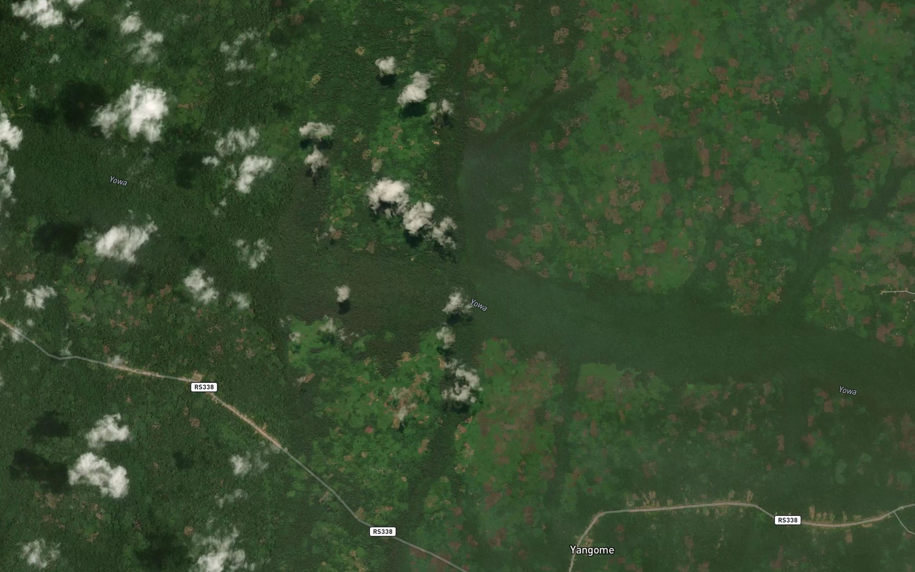 Satellite map of the Masede