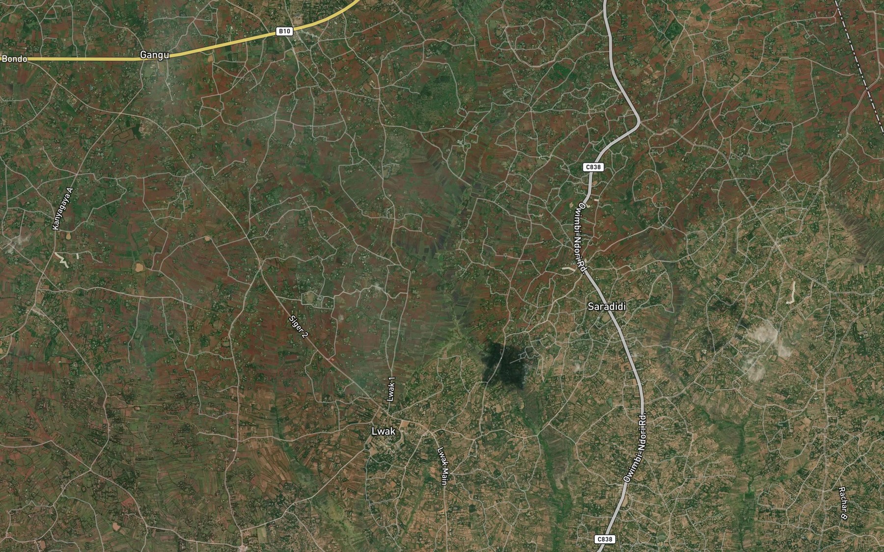 Satellite map of the Kitanibo